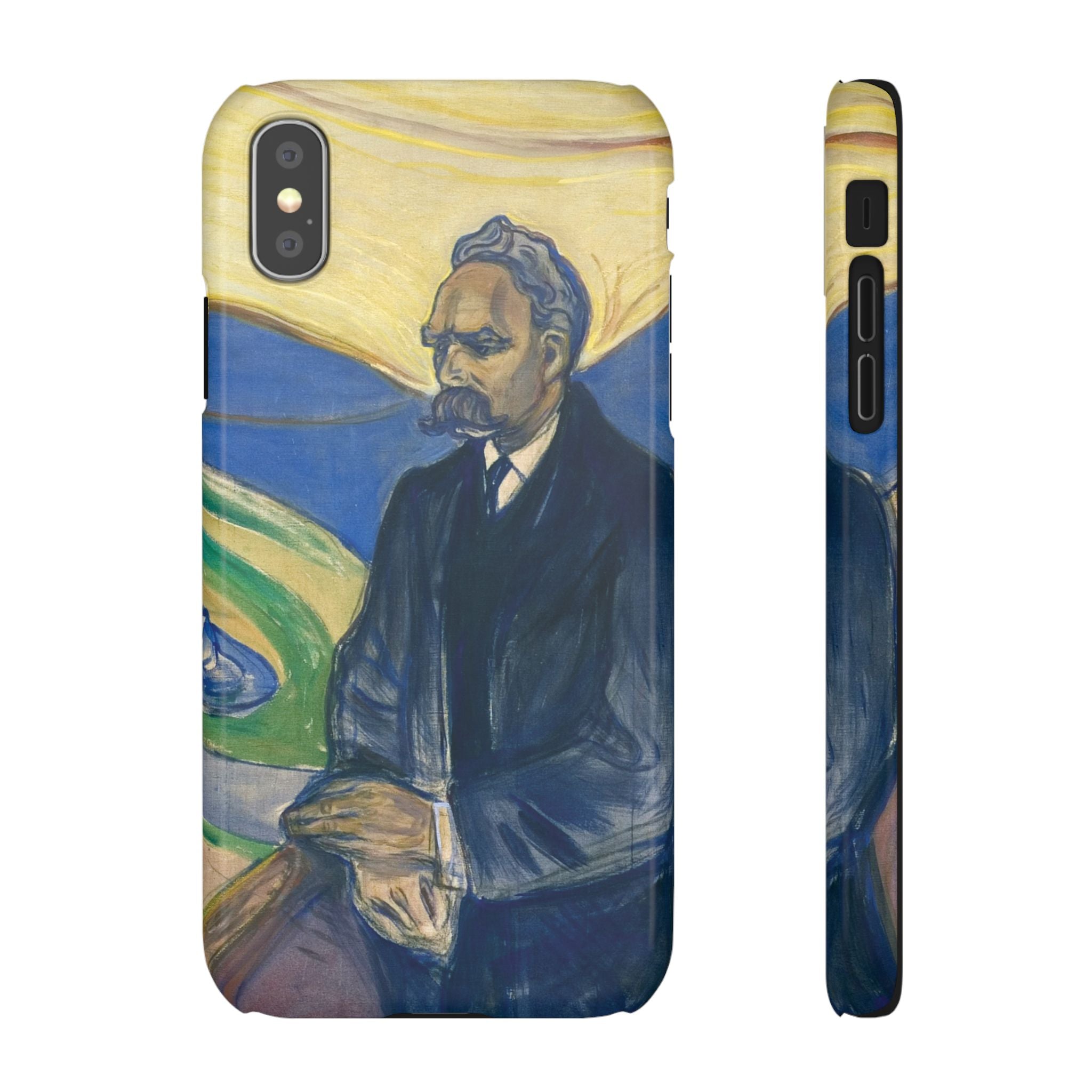 Portrait of Friedrich Nietzsche by Edvard Munch - iPhone Slim Case
