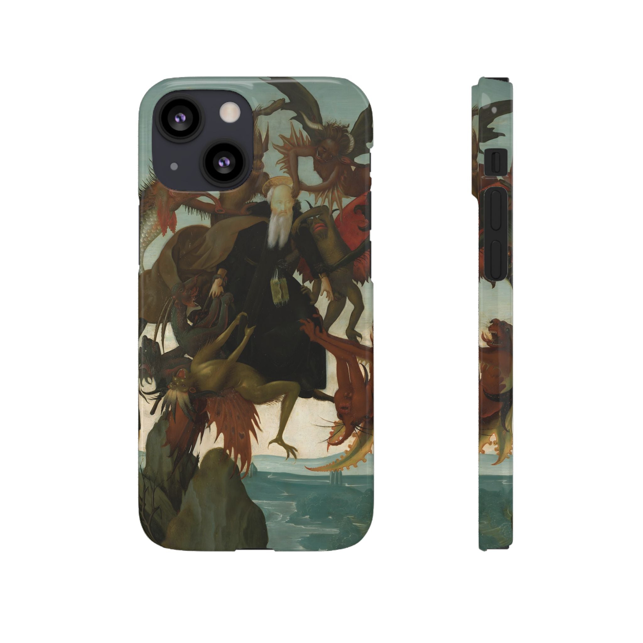 The Torment of Saint Anthony by Michelangelo - iPhone Slim Case