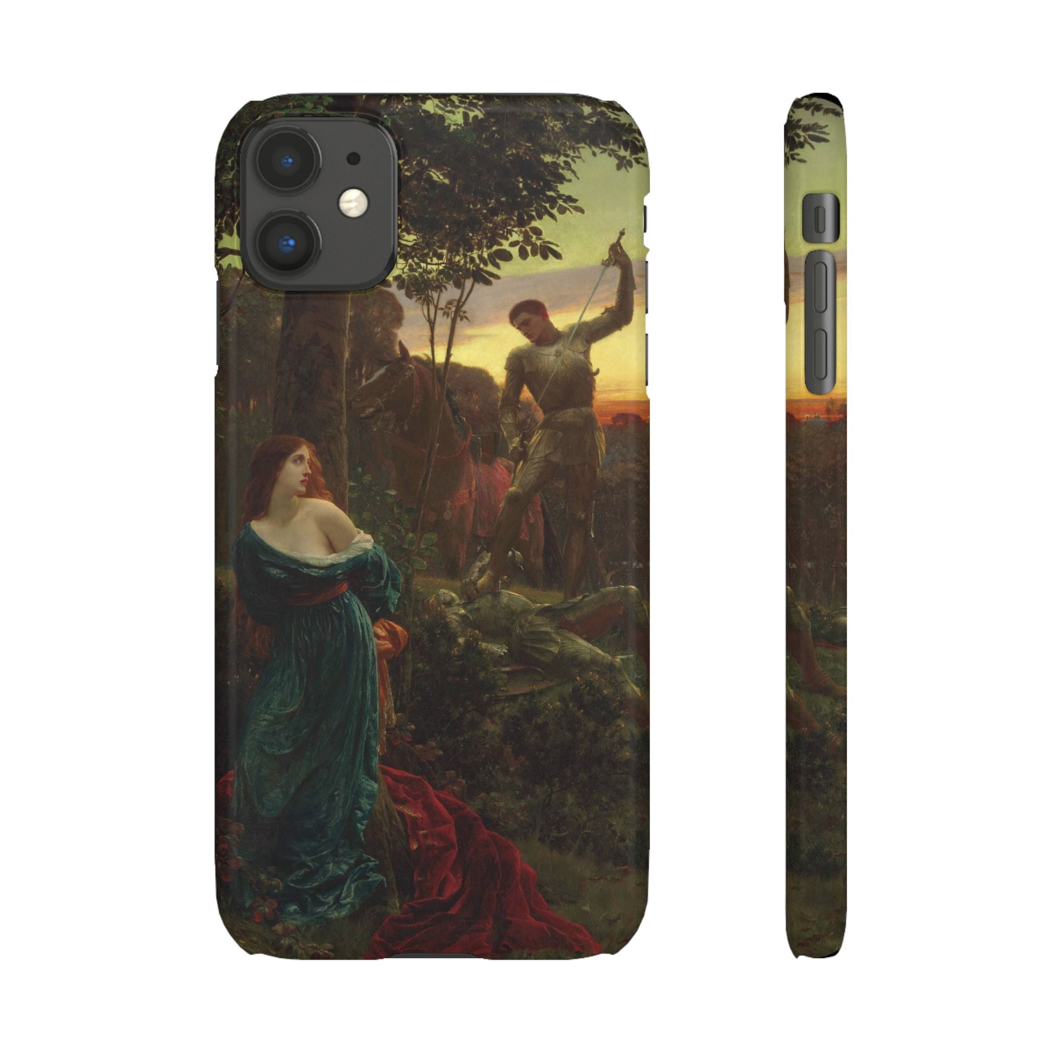 Chivalry by Frank Dicksee - iPhone Slim Case
