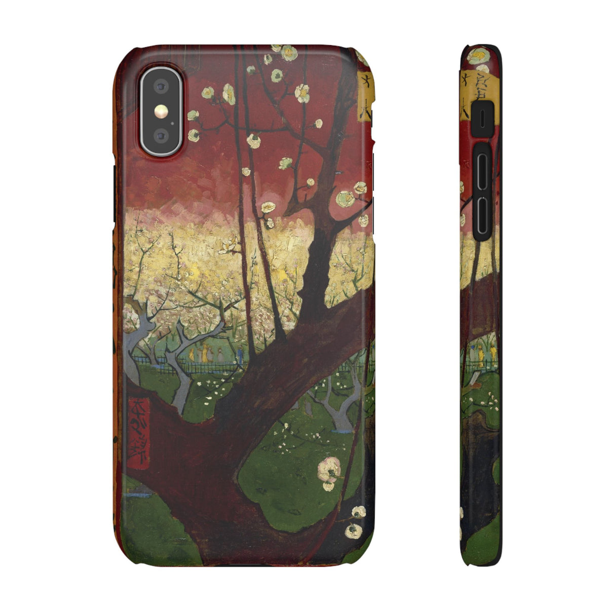 Flowering Plum Tree after Hiroshige by Vincent van Gogh - iPhone Slim Case