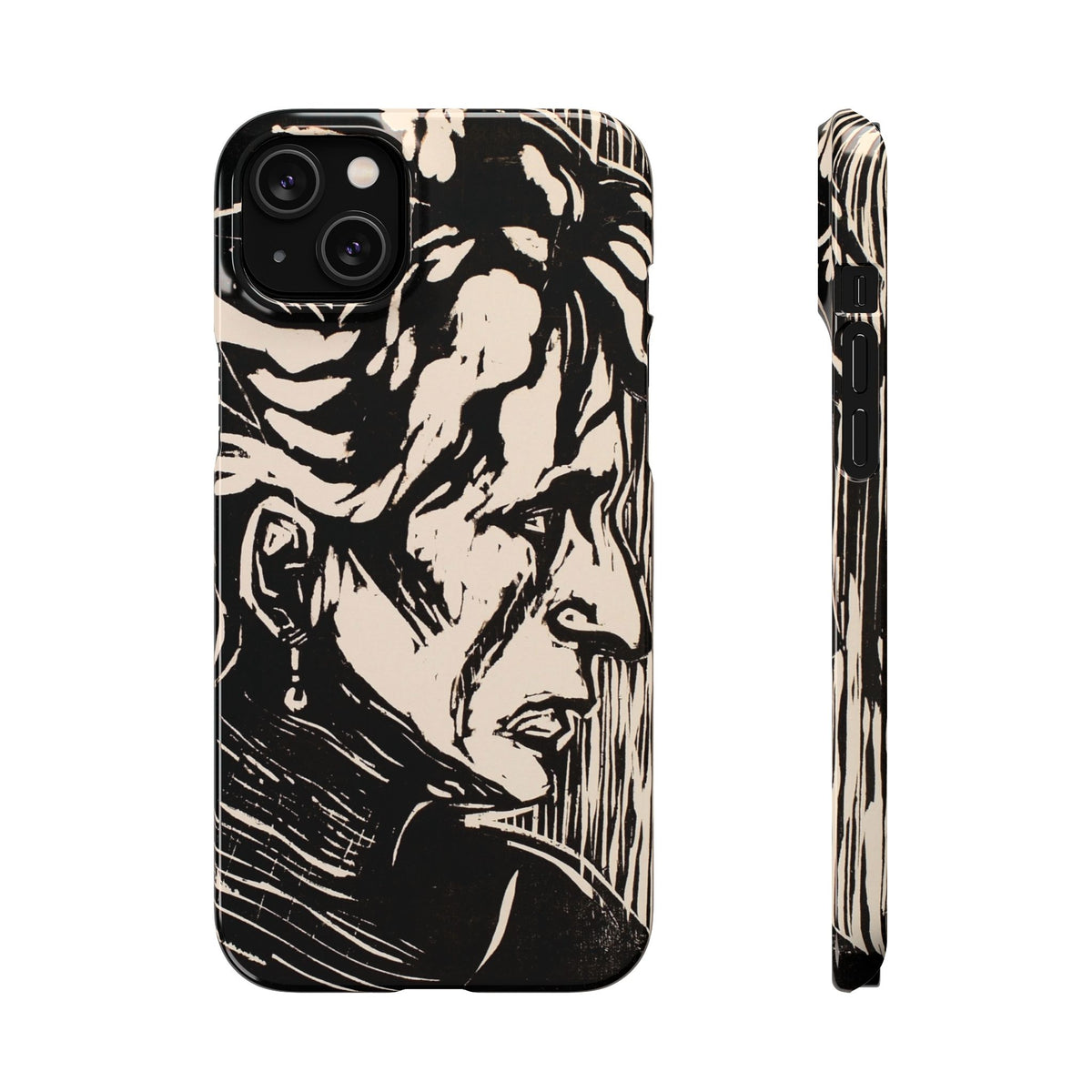 Portrait of an Elderly Lady by Edvard Munch - iPhone Slim Case