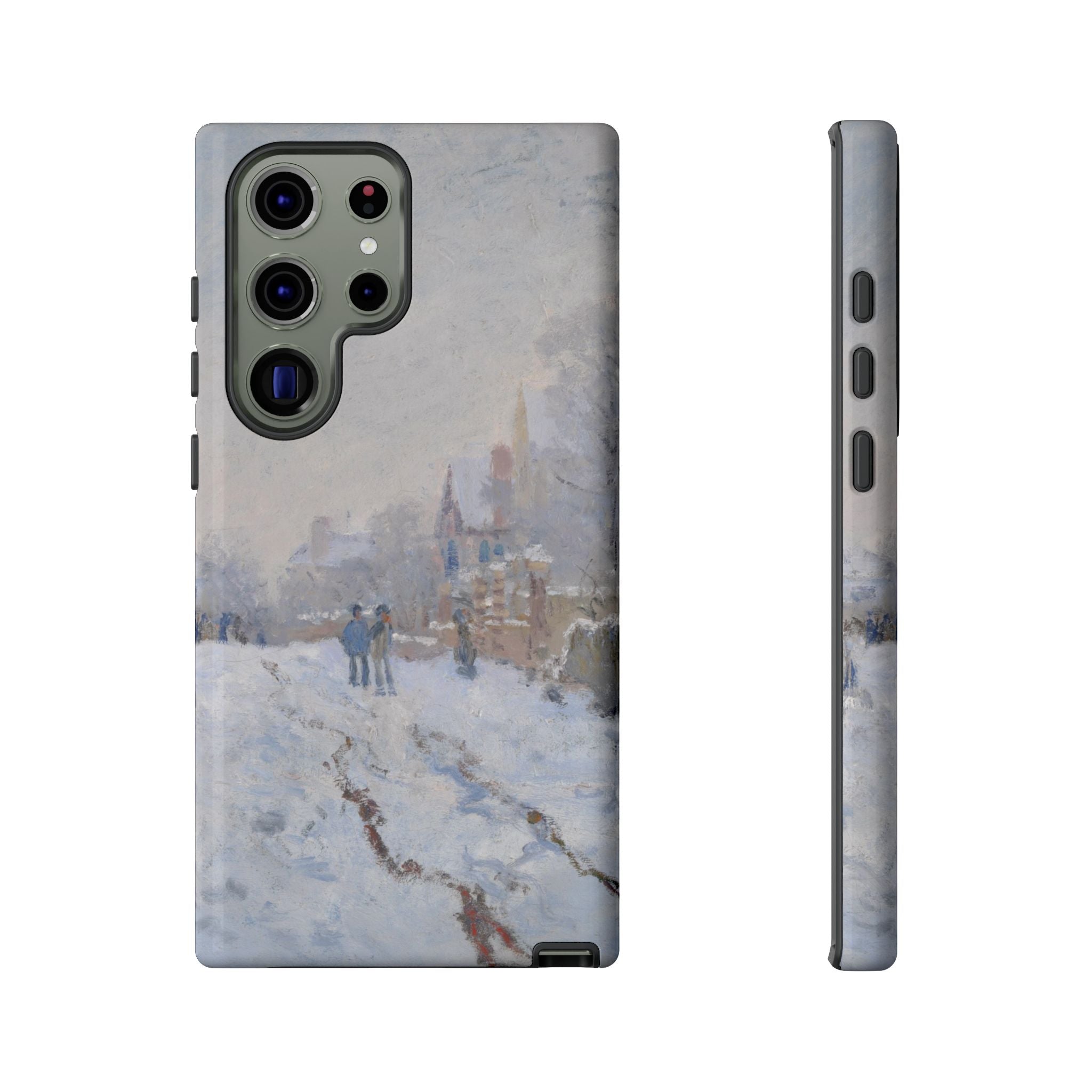 Snow Scene at Argenteuil by Claude Monet - Samsung Tough Case