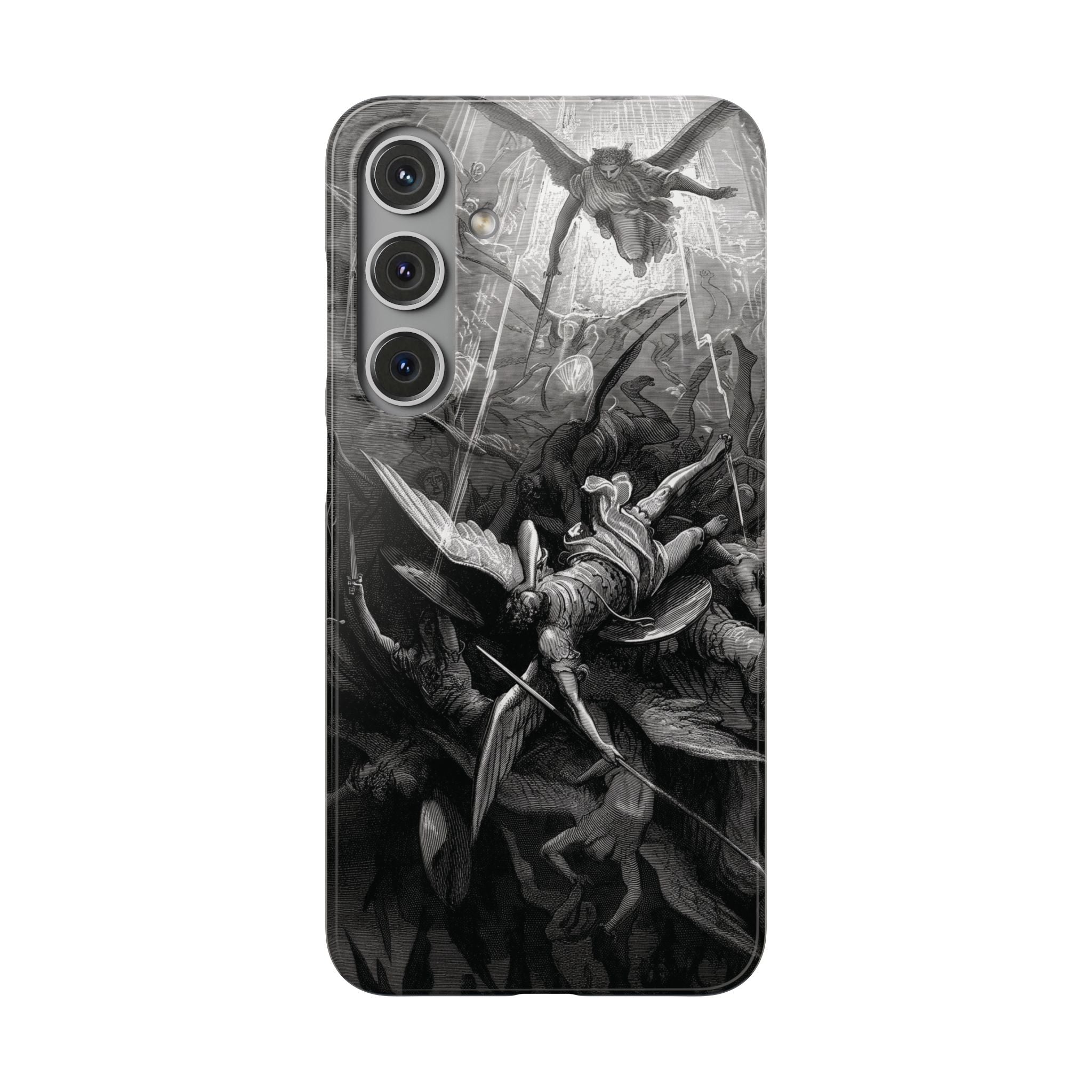 Paradise Lost |The Battle in Heaven by Gustave Doré - Samsung Slim Case