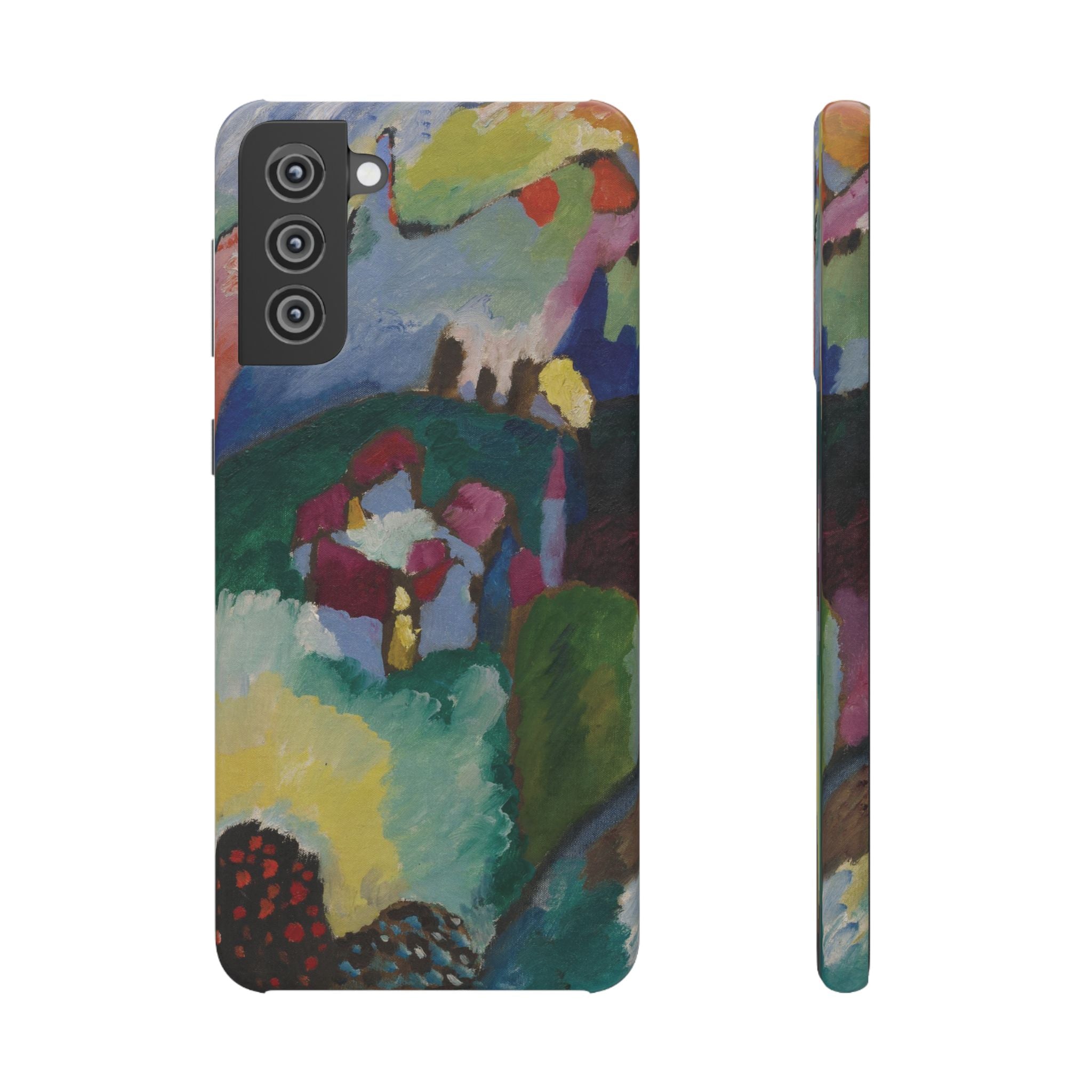 Landscape with Factory Chimney by Vasily Kandinsky - Samsung Slim Case
