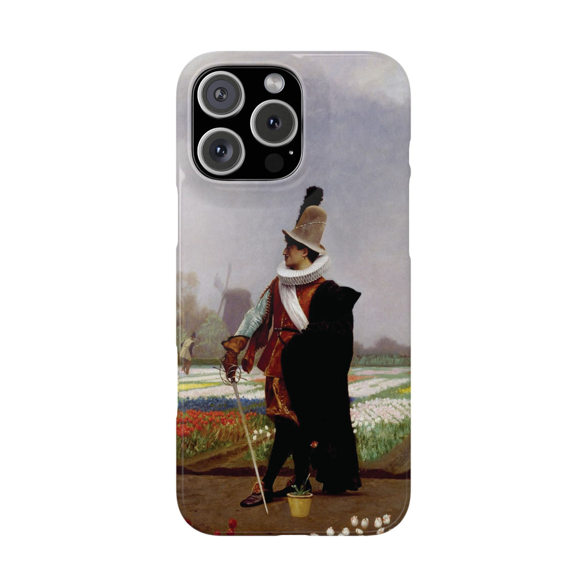 The Tulip Folly by Jean-Leon Gerome - iPhone Slim Case