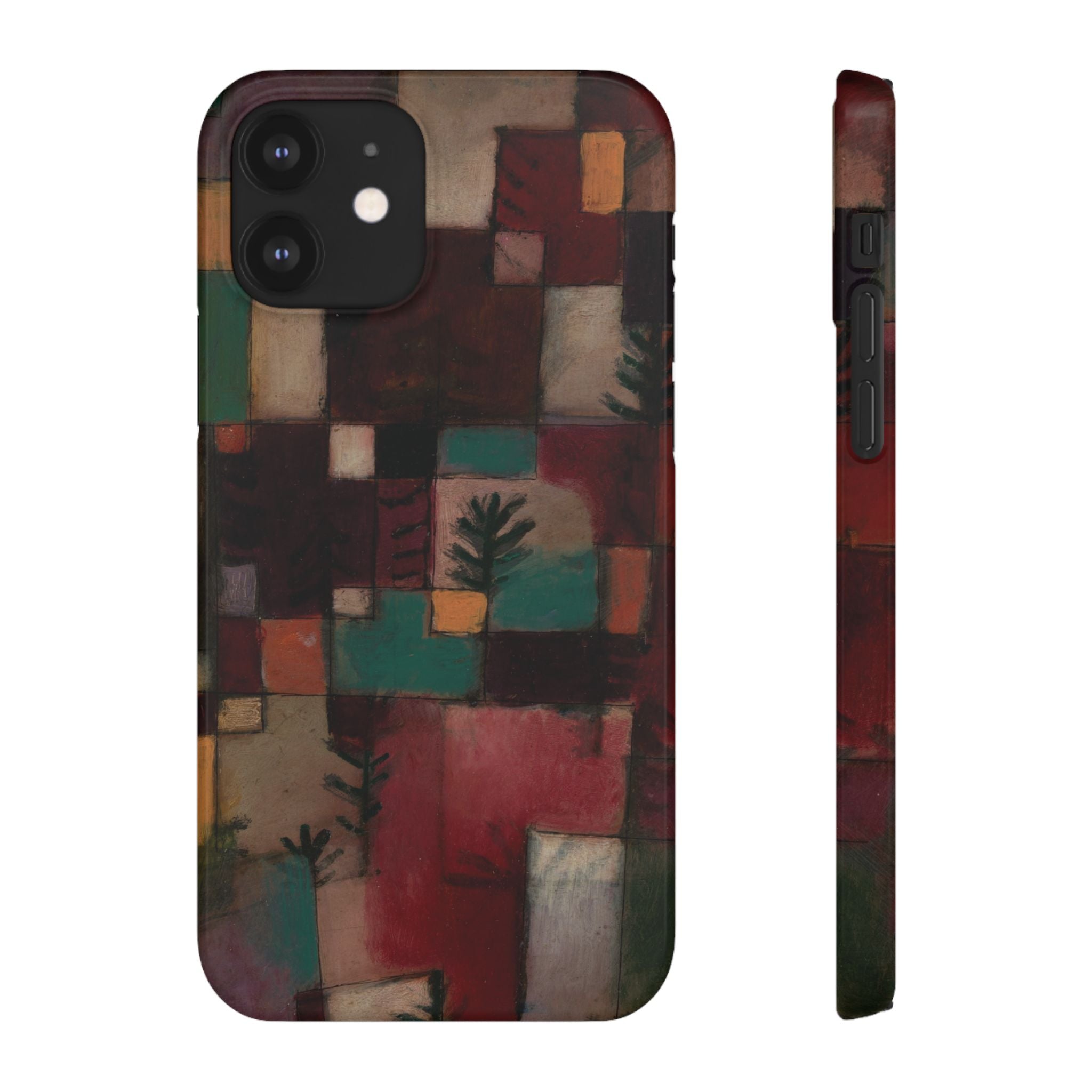 Redgreen and Violet-Yellow Rhythms by Paul Klee - iPhone Slim Case