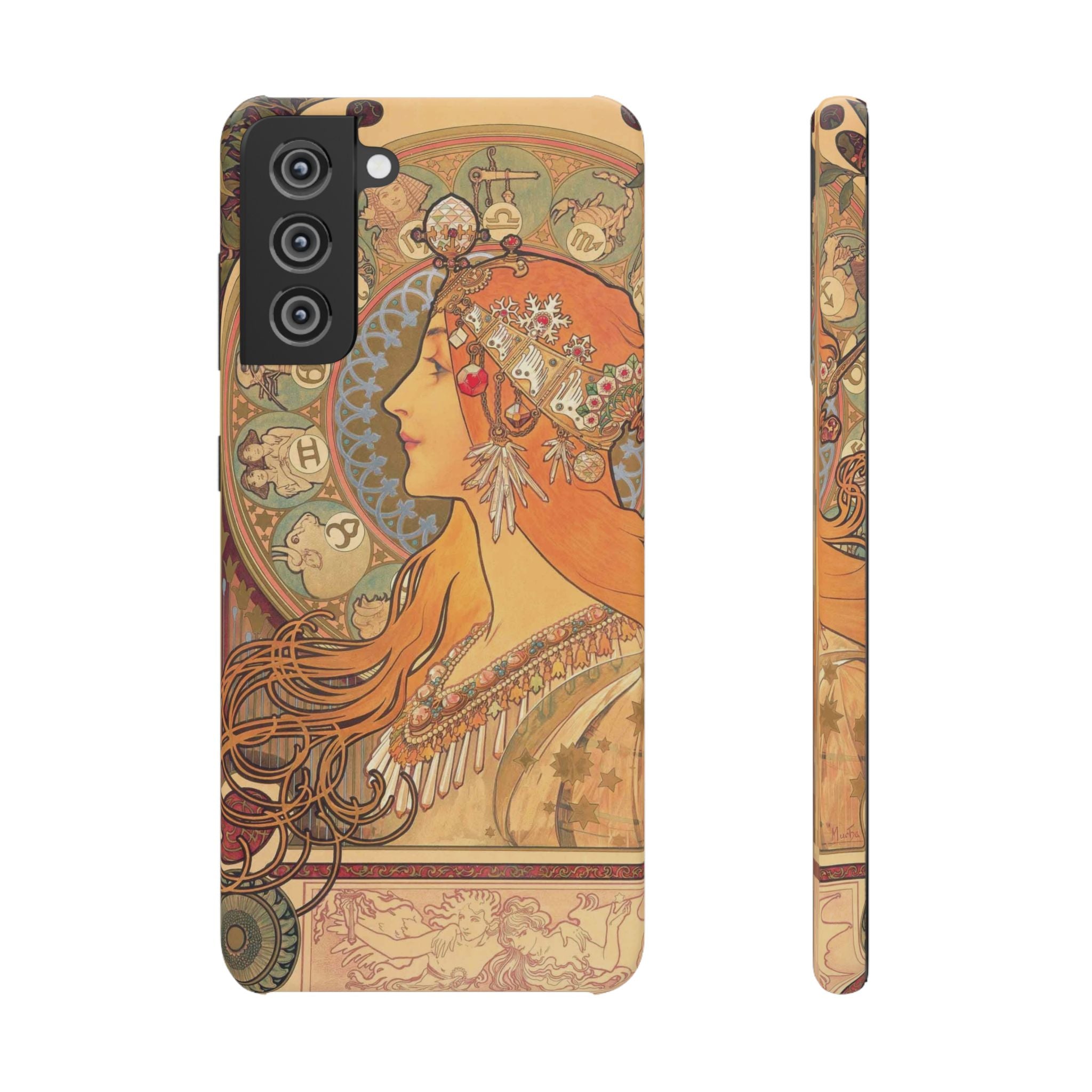 Zodiac by Alphonse Mucha - Samsung Slim Case
