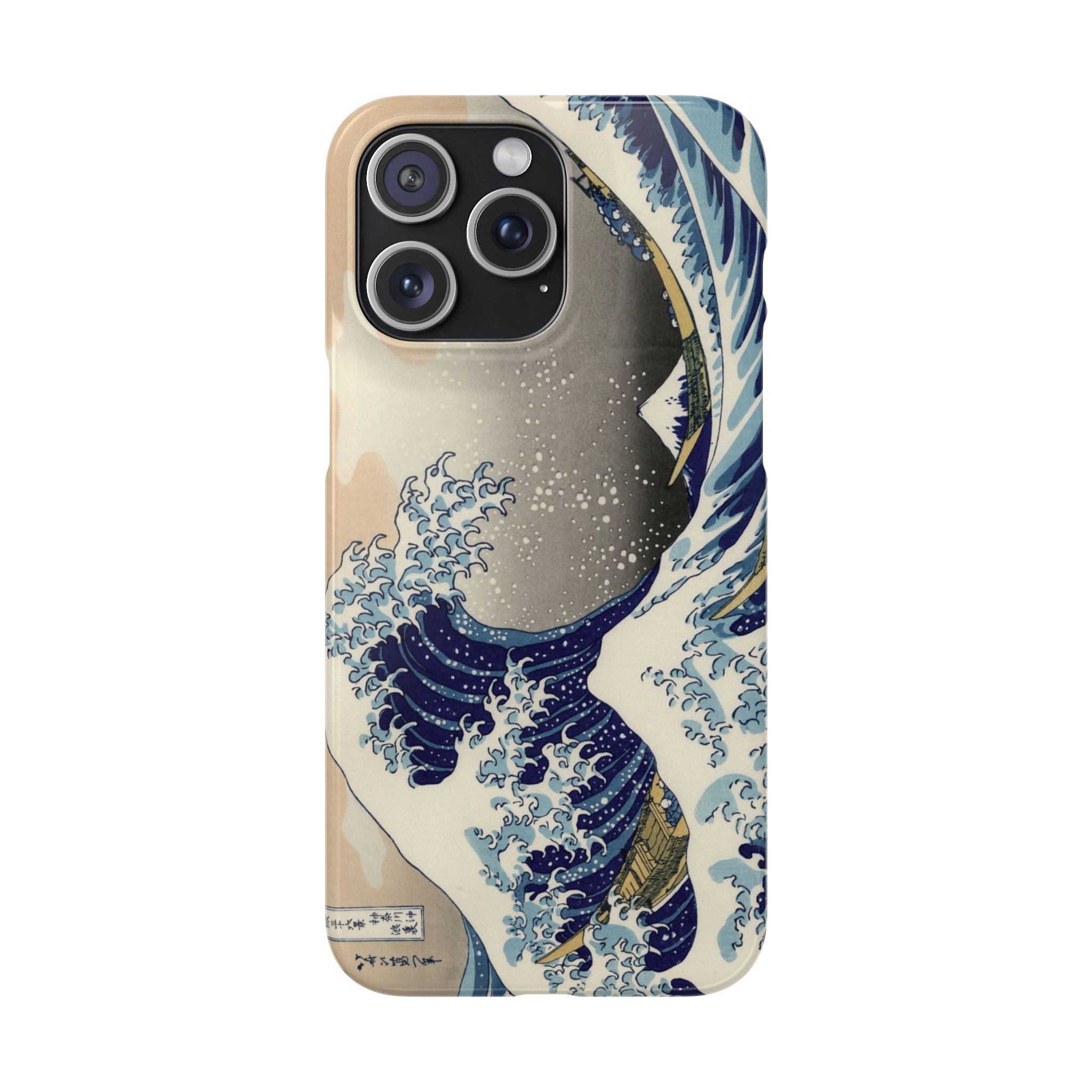 The Great Wave off Kanagawa by Hokusai - iPhone Slim Case