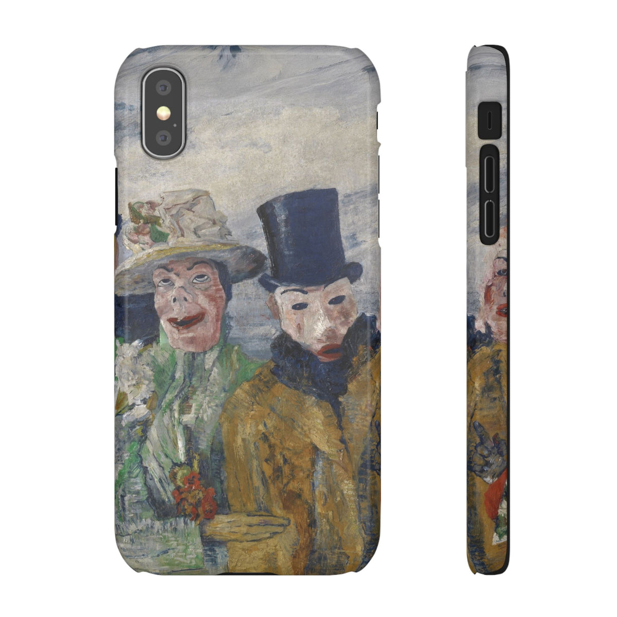The Intrigue by James Ensor - iPhone Slim Case