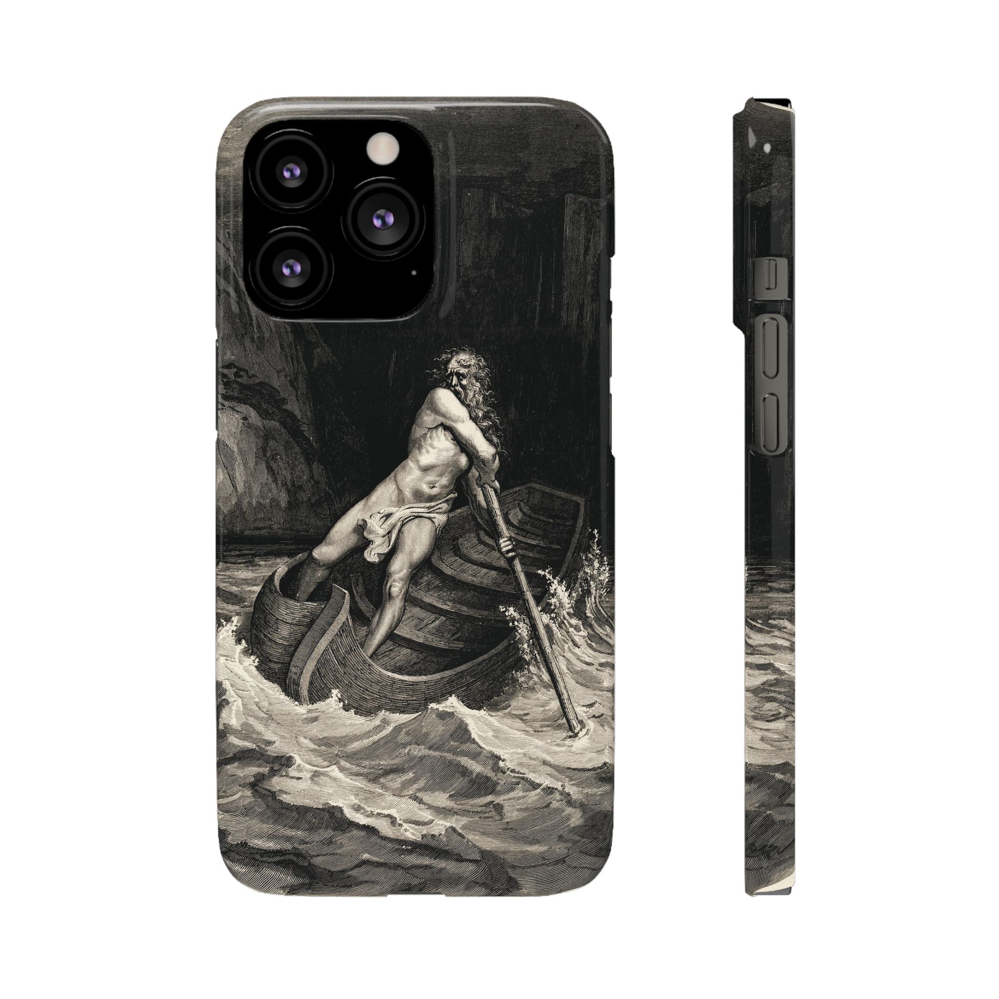 Canto III - Charon by Gustave Doré - iPhone Slim Case