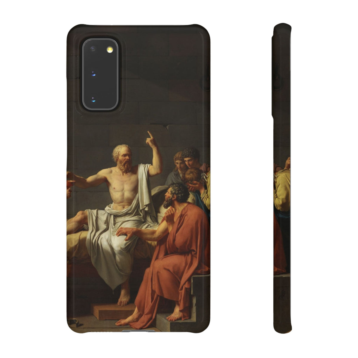 The Death of Socrates by Jacques-Louis David - Samsung Slim Case