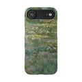 Le Bassin des Nymphéas by Claude Monet - iPhone Slim Case