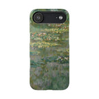 Le Bassin des Nymphéas by Claude Monet - iPhone Slim Case