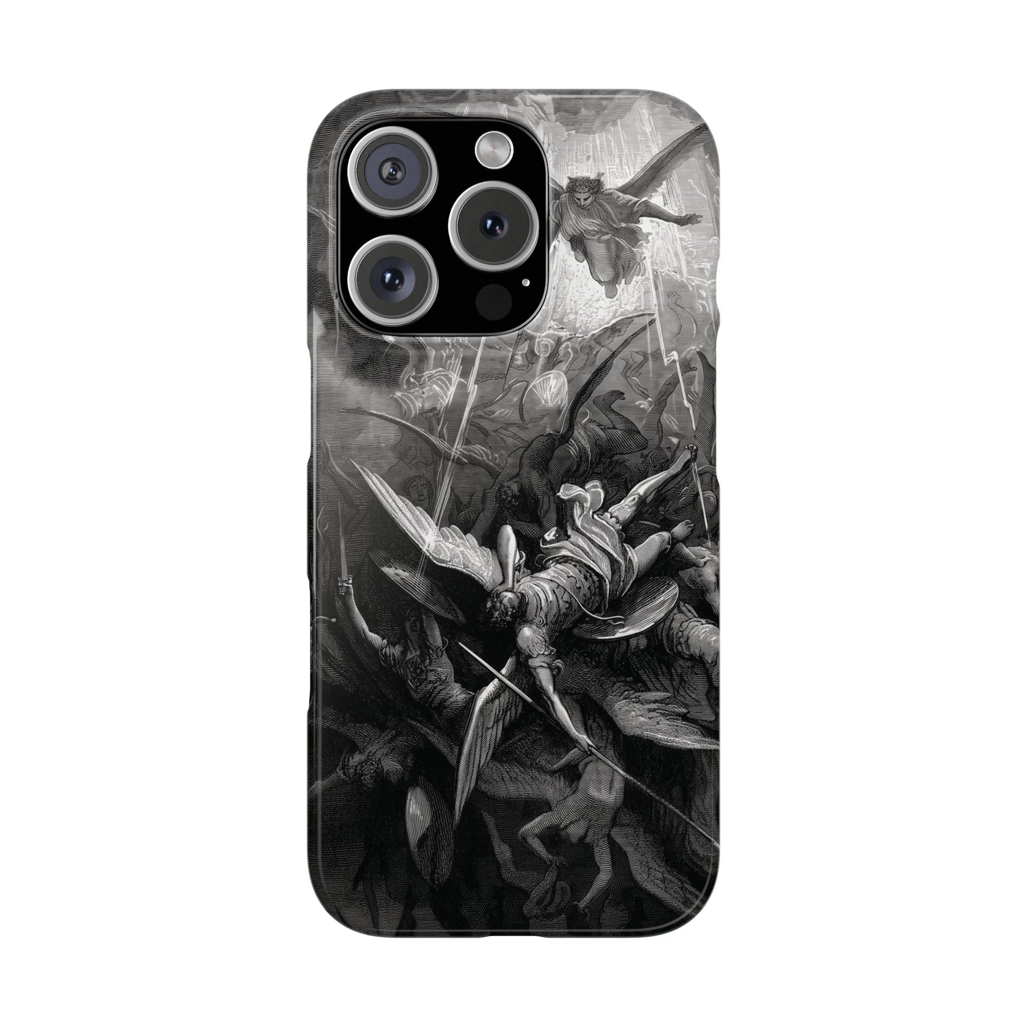 Paradise Lost | The Battle in Heaven by Gustave Doré - iPhone Slim Case