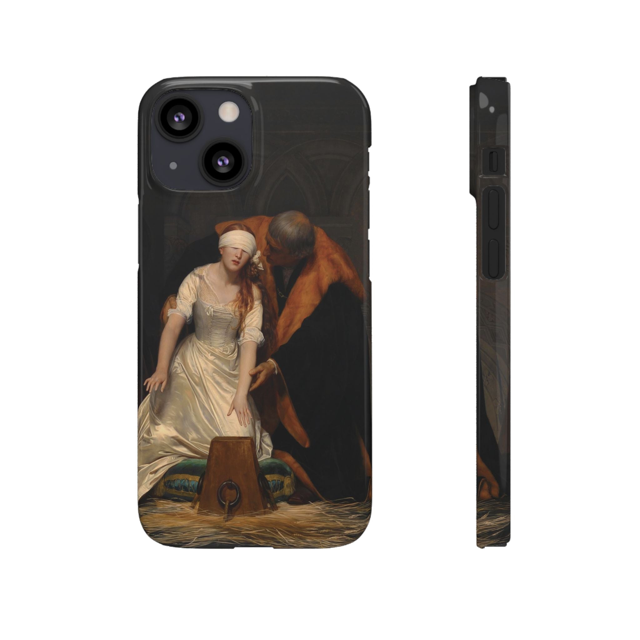 The Execution of Lady Jane Grey by Paul Delaroche - iPhone Slim Case