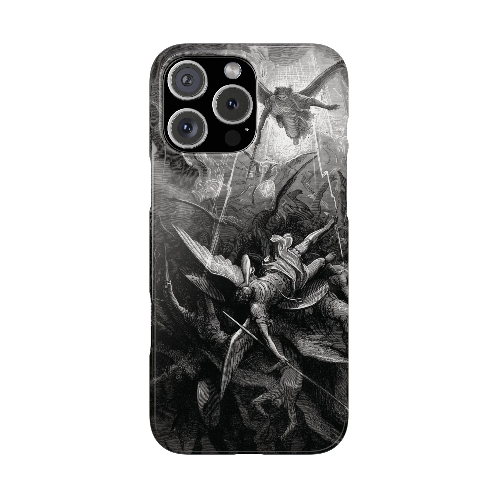Paradise Lost | The Battle in Heaven by Gustave Doré - iPhone Slim Case