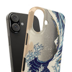 The Great Wave off Kanagawa by Hokusai - iPhone Slim Case