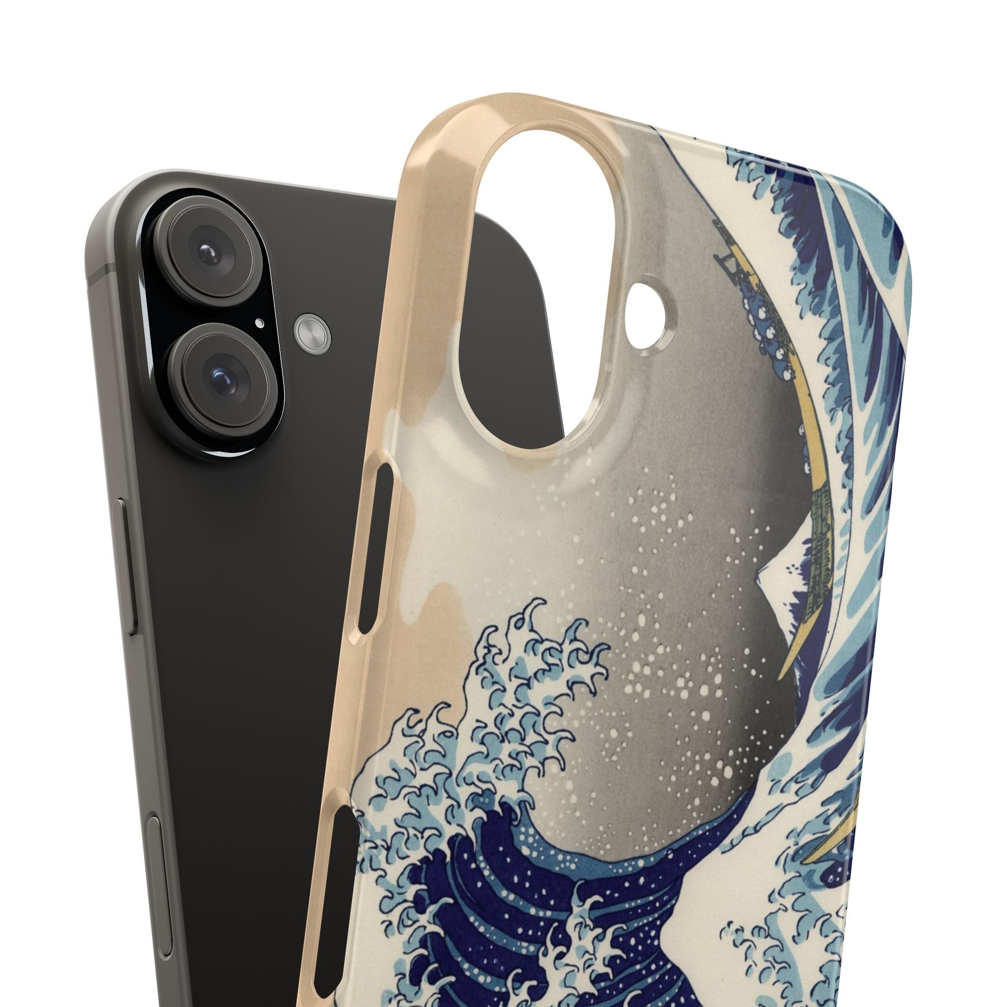 The Great Wave off Kanagawa by Hokusai - iPhone Slim Case