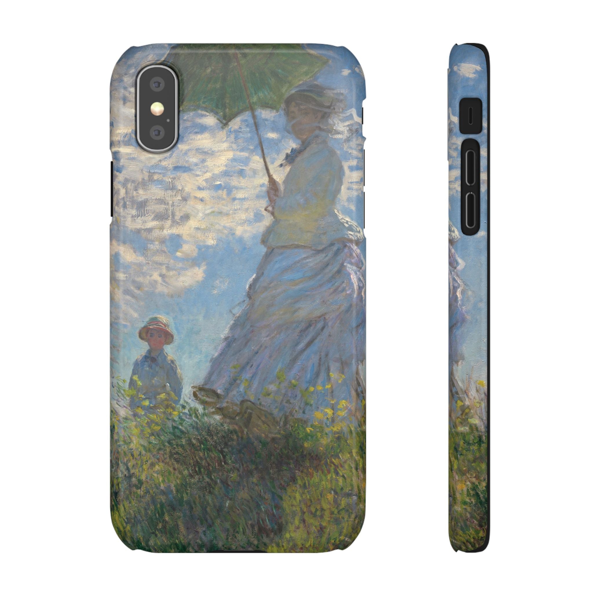 Madame Monet and Her Son by Claude Monet - iPhone Slim Case