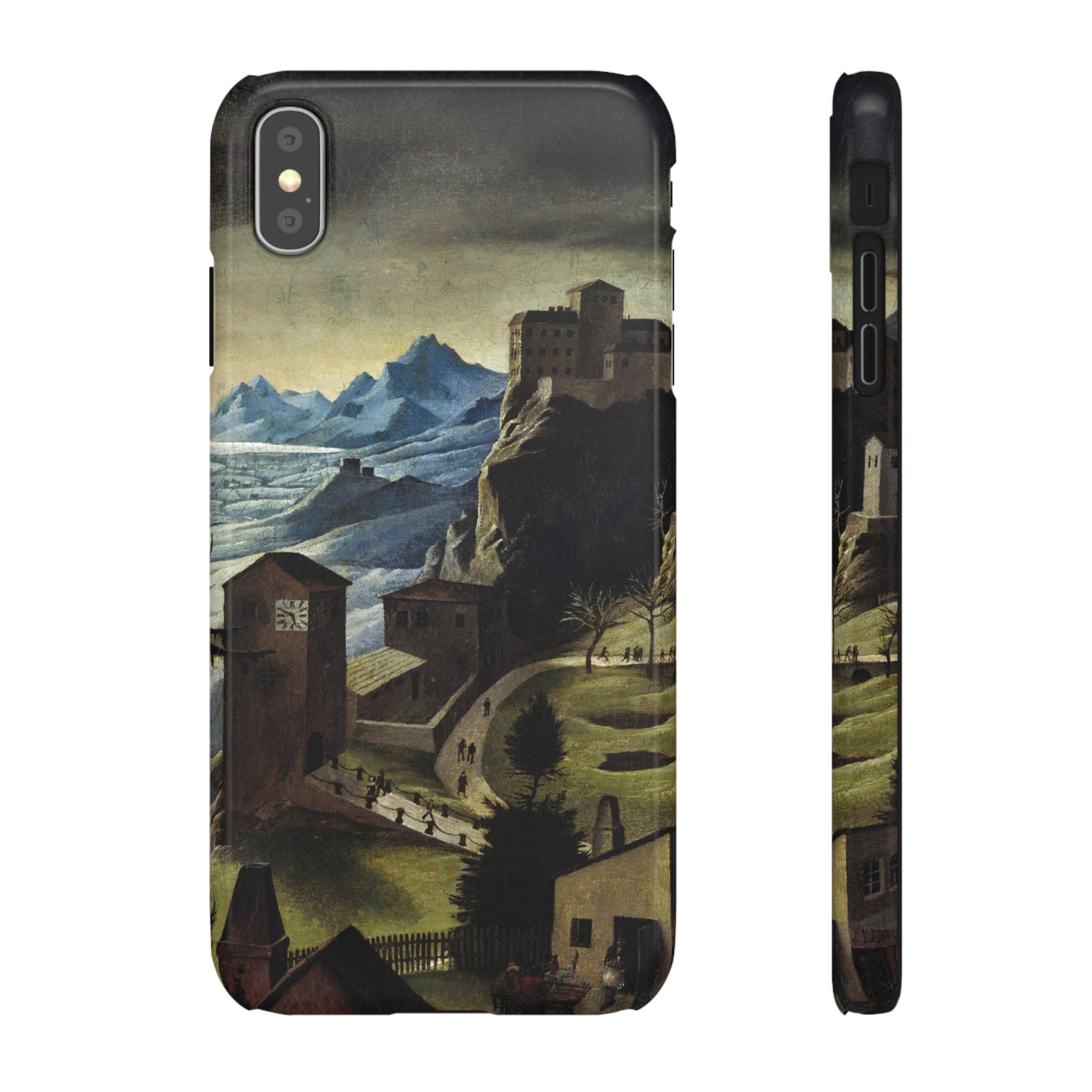 Landschaft mit Burg by Franz Sedlacek - iPhone Slim Case
