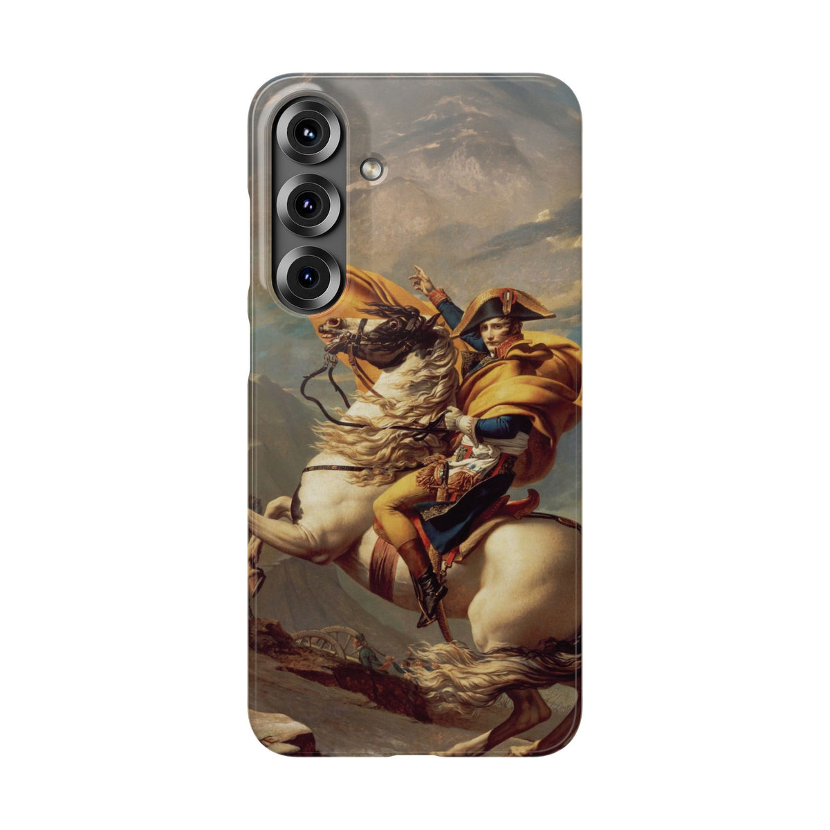 Napoleon at the Saint-Bernard Pass by Jacques-Louis David - Samsung Slim Case