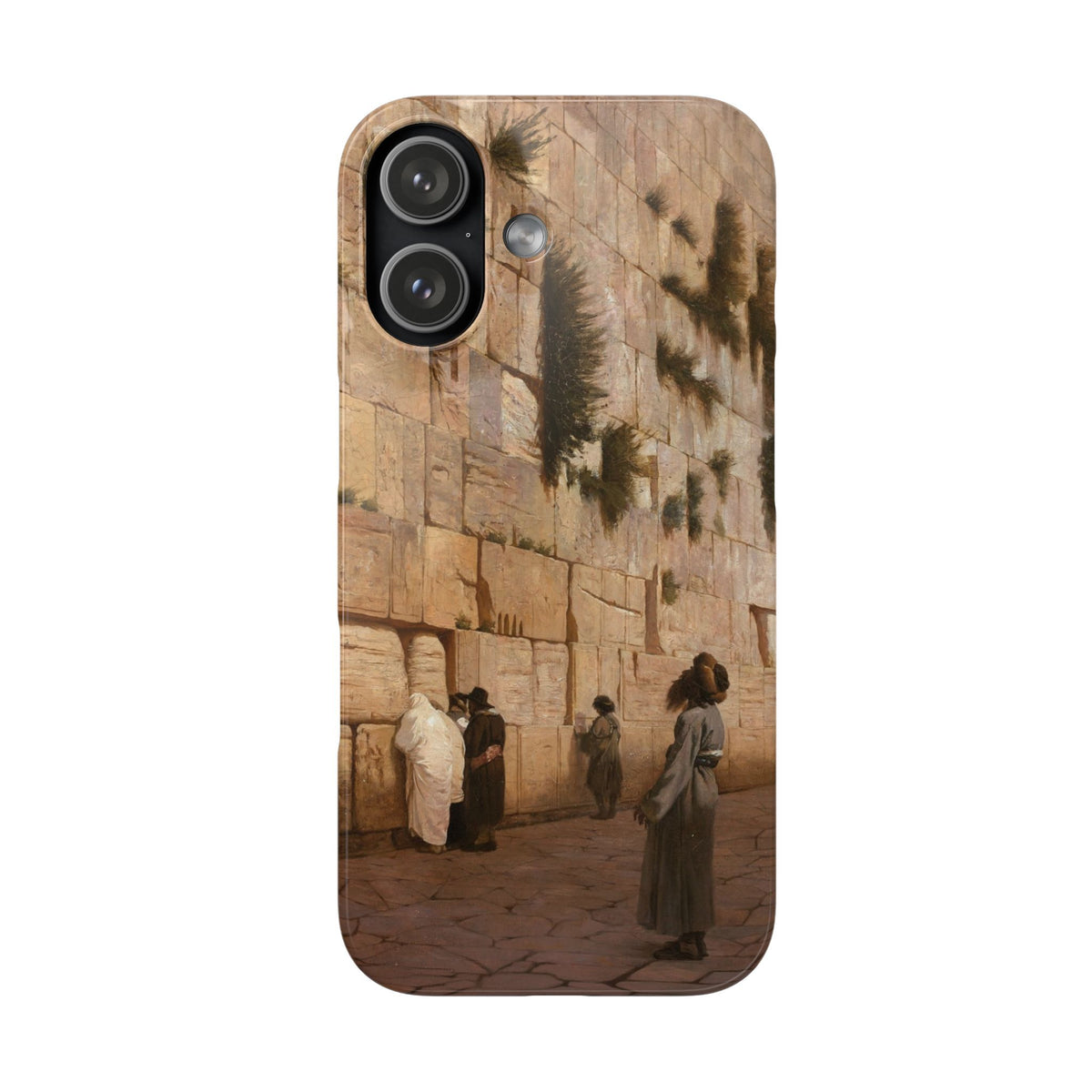 Le Mur des Lamentations by Jean-Leon Gerome - iPhone Slim Case