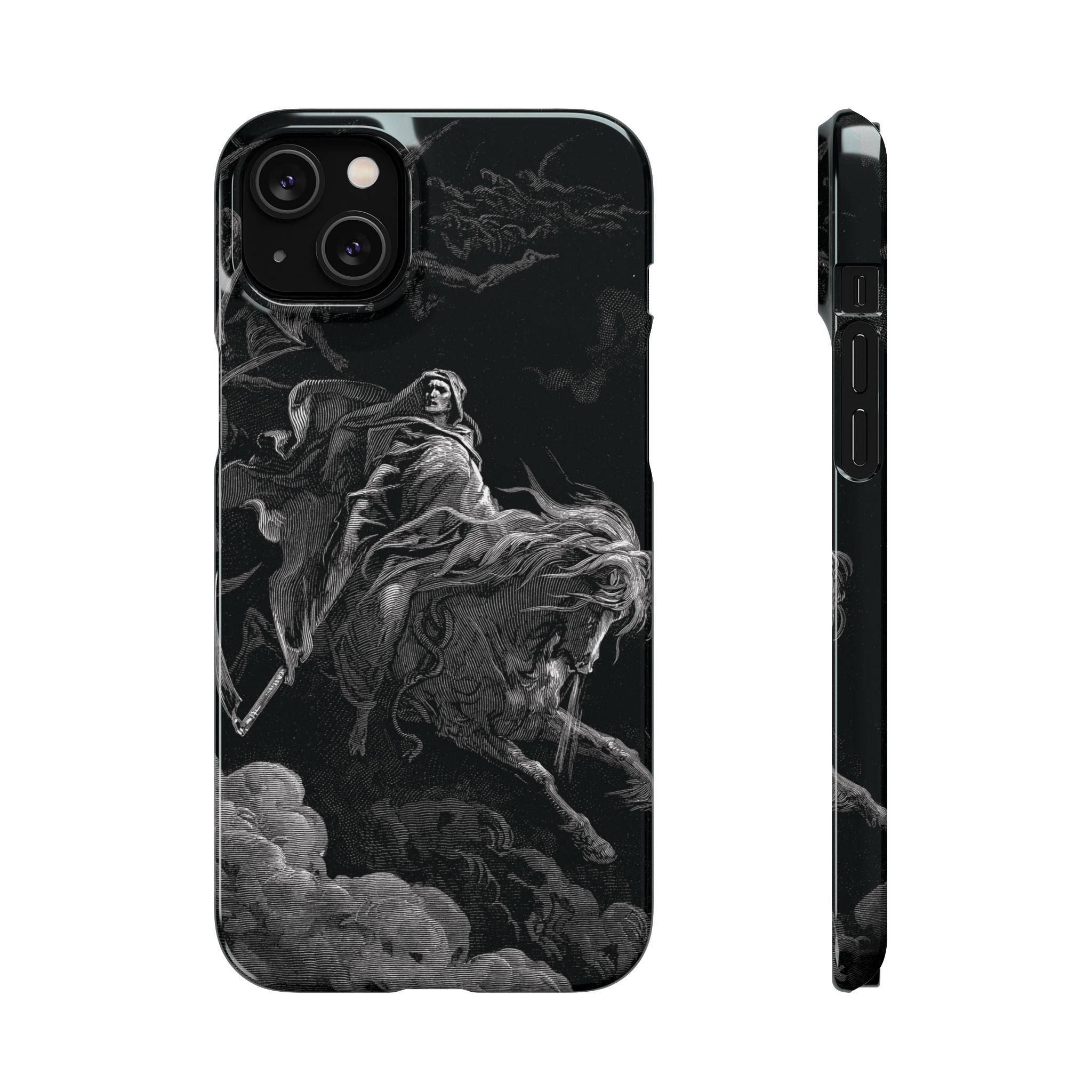 Death on the Pale Horse by Gustave Dore - iPhone Slim Case