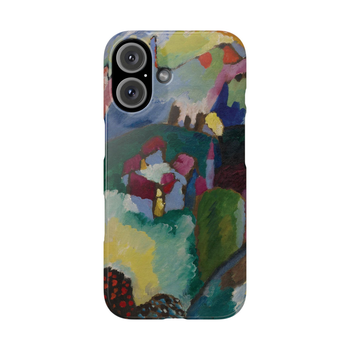 Landscape with Factory Chimney by Vasily Kandinsky - iPhone Slim Case