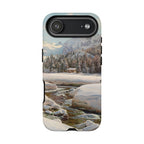 Winter landscape in Switzerland near Engadin by Peder Mork Monsted - iPhone Tough Case