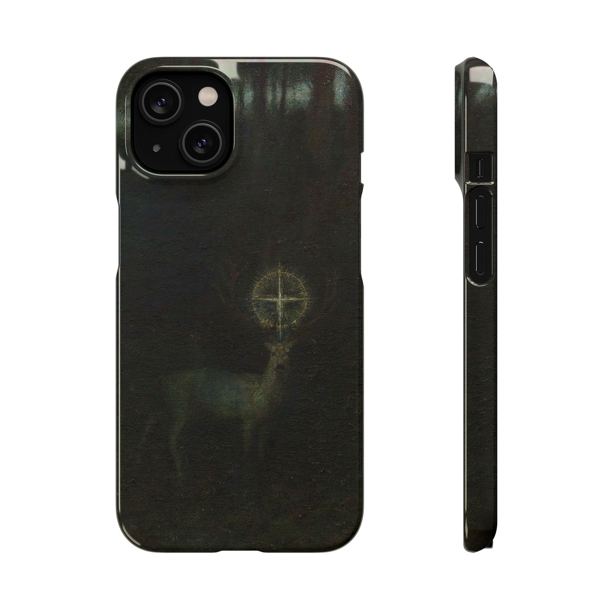 The Vision of Saint Hubert by Franz von Stuck - iPhone Slim Case