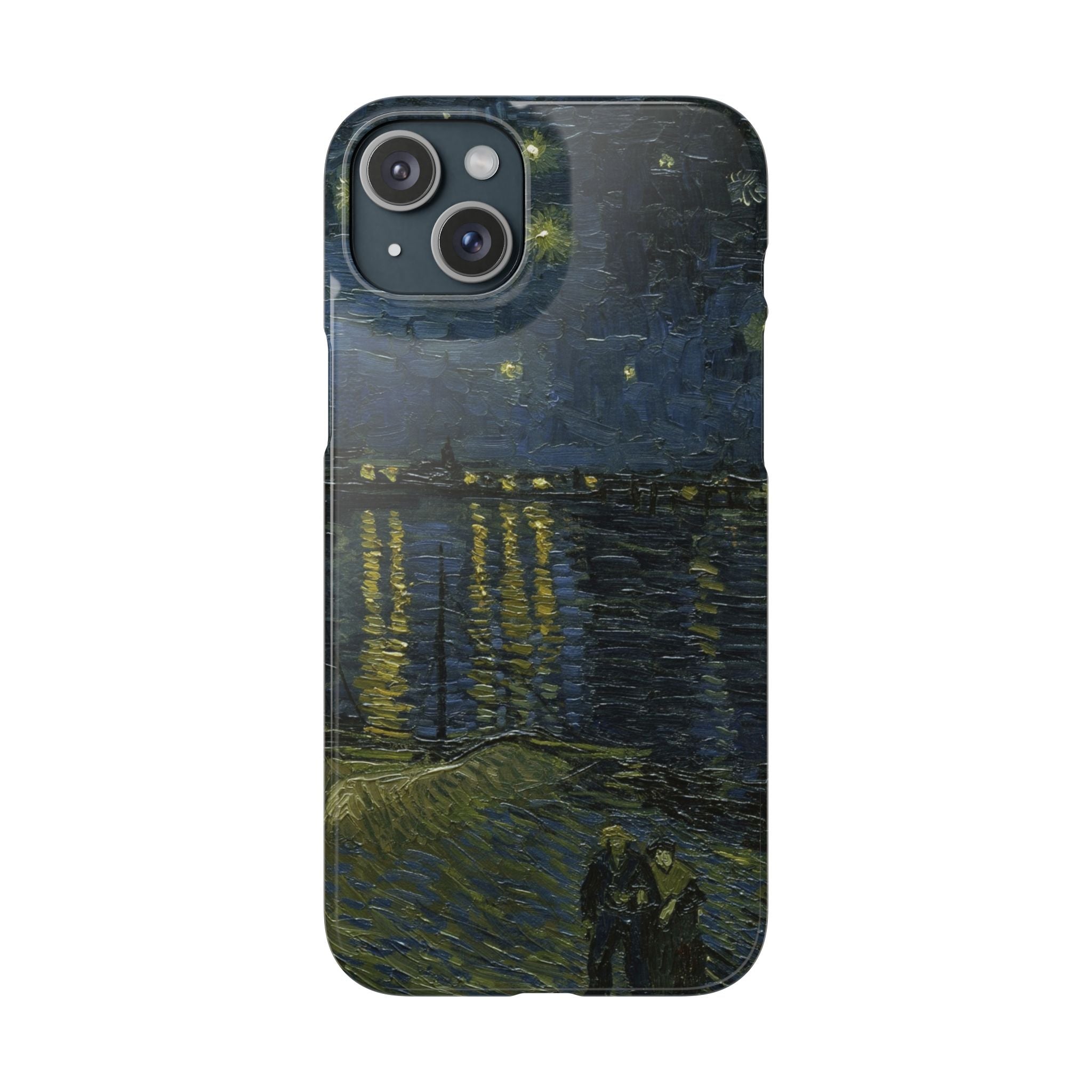 Starry Night  Over the Rhône by Van Gogh - iPhone Slim Case
