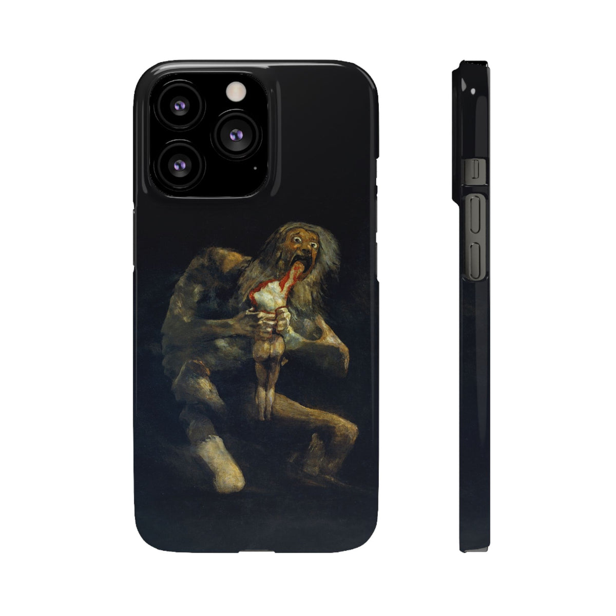 Saturn Devouring His Son by Goya - iPhone Slim Case