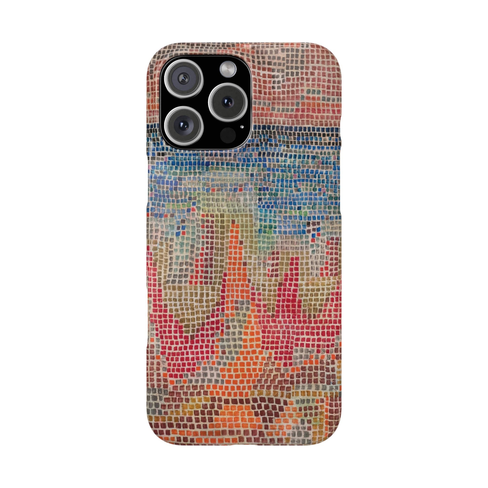 Cliffs by the sea by Paul Klee - iPhone Slim Case