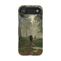 Rain in an Oak Forest by Ivan Ivanovich Shishkin - iPhone Slim Case