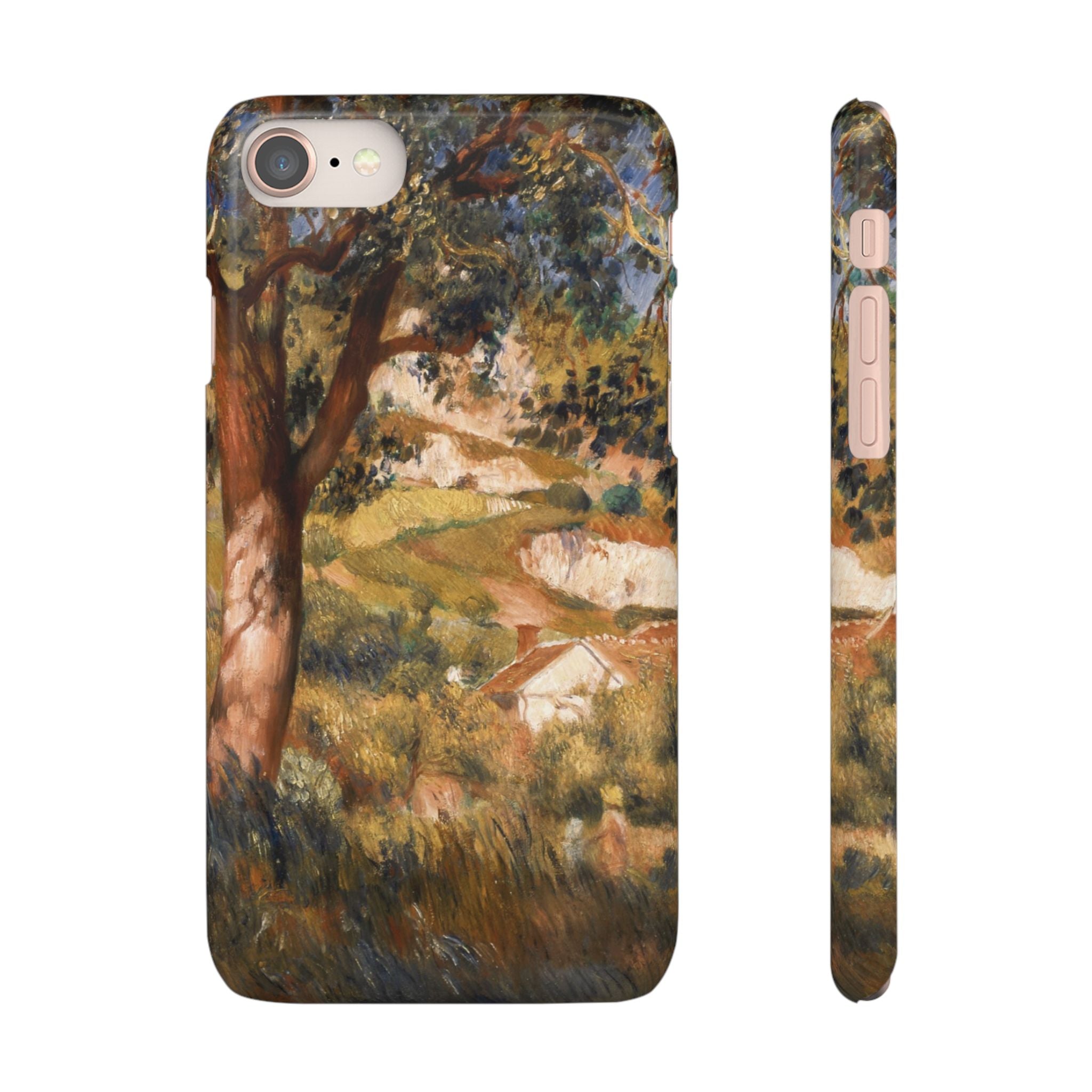 Paysage a La Roche Guyon by Pierre Auguste Renoir - iPhone Slim Case