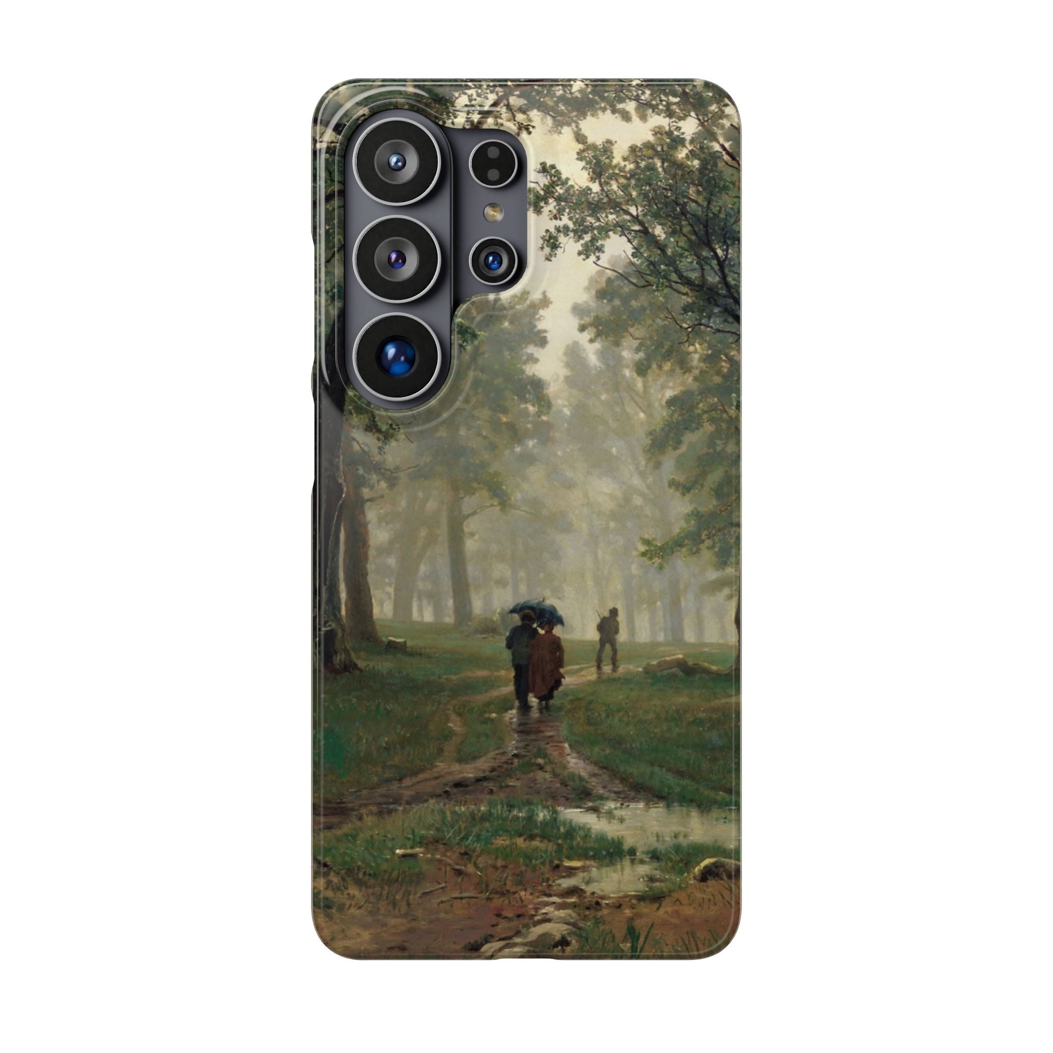 Rain in an Oak Forest by Ivan Ivanovich Shishkin - Samsung Slim Case