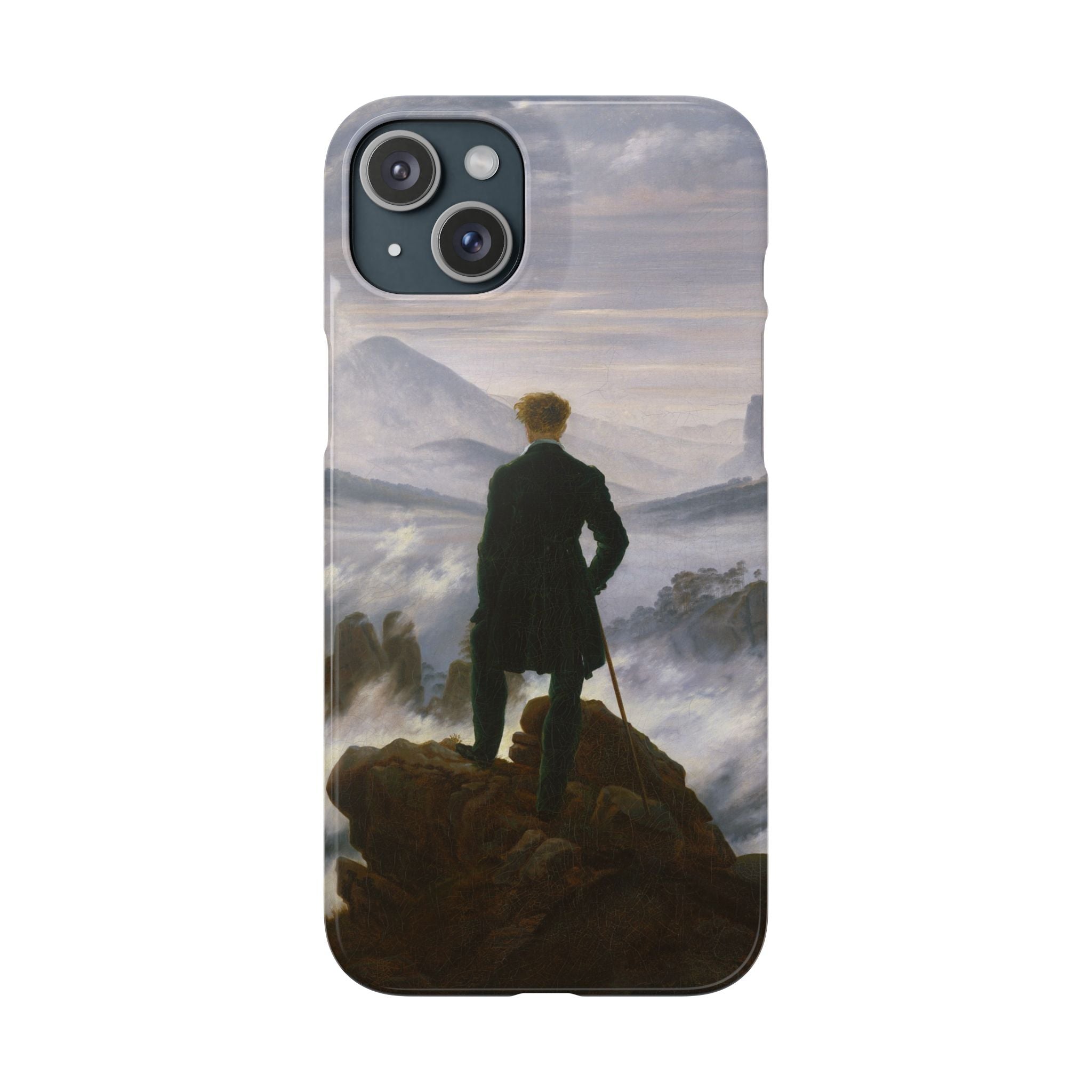 The Wanderer above the Sea of Fog by Caspar David Friedrich - iPhone Slim Case