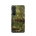 A woodland stream by Peder Mork Monsted - Samsung Slim Case
