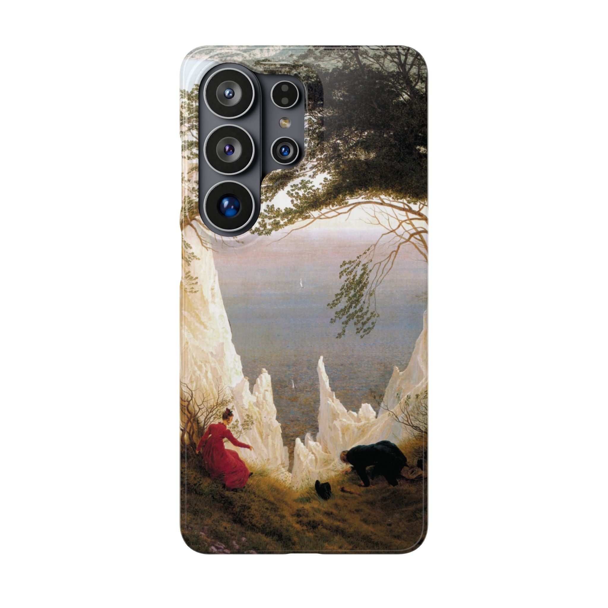 Chalk Cliffs on Rügen by Caspar David Friedrich - Samsung Slim Case