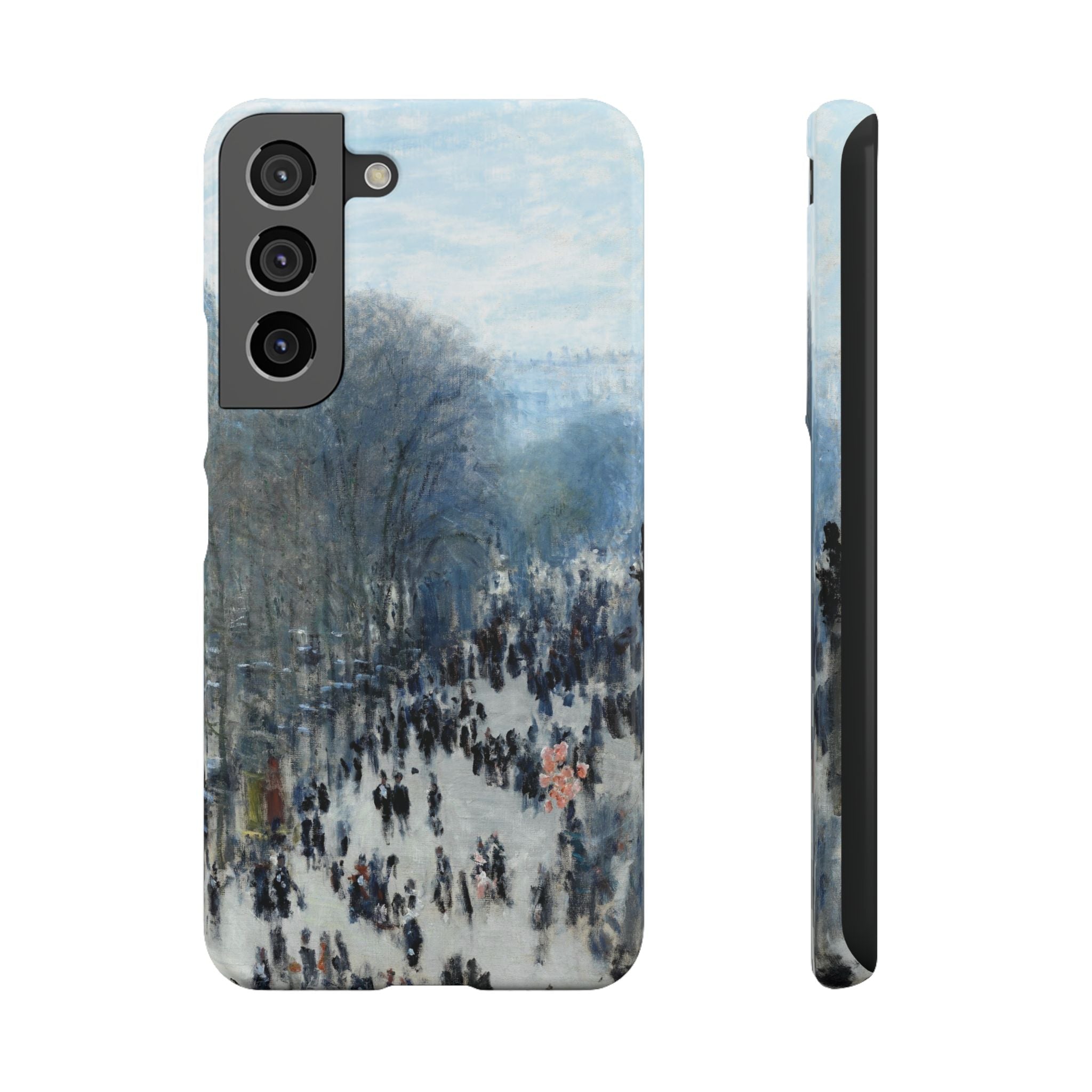 Boulevard des Capucines by Claude Monet - Samsung Slim Case