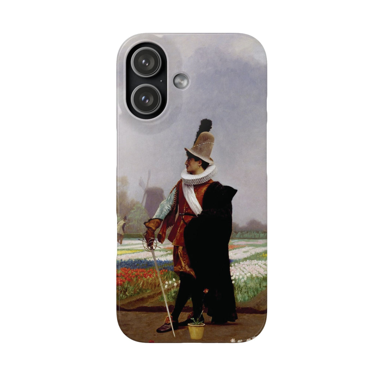 The Tulip Folly by Jean-Leon Gerome - iPhone Slim Case
