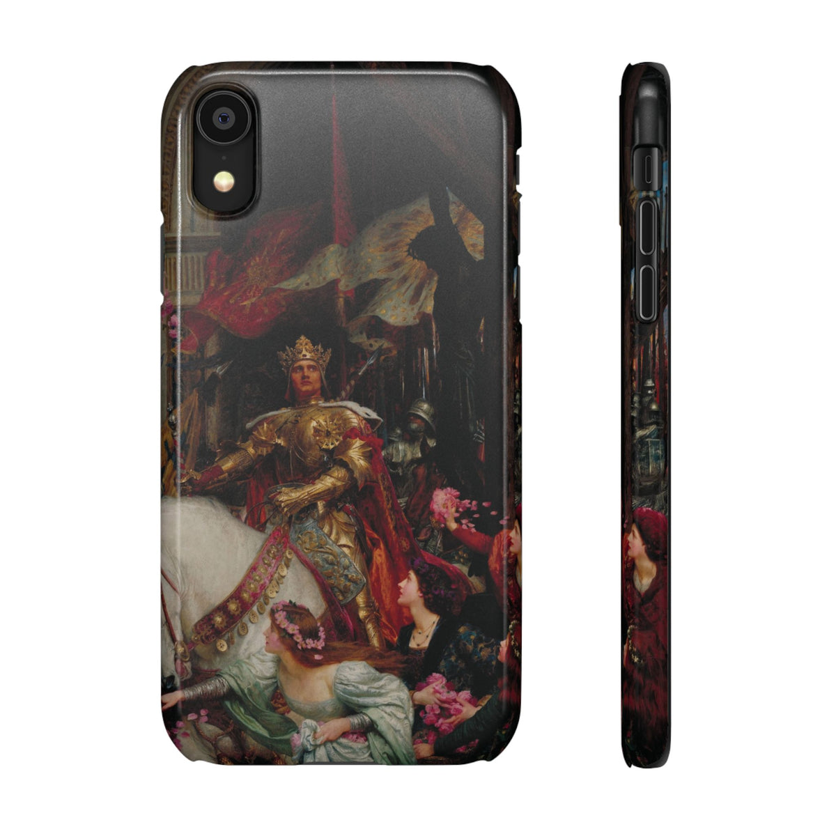 The Two Crowns by Frank Dicksee - iPhone Slim Case