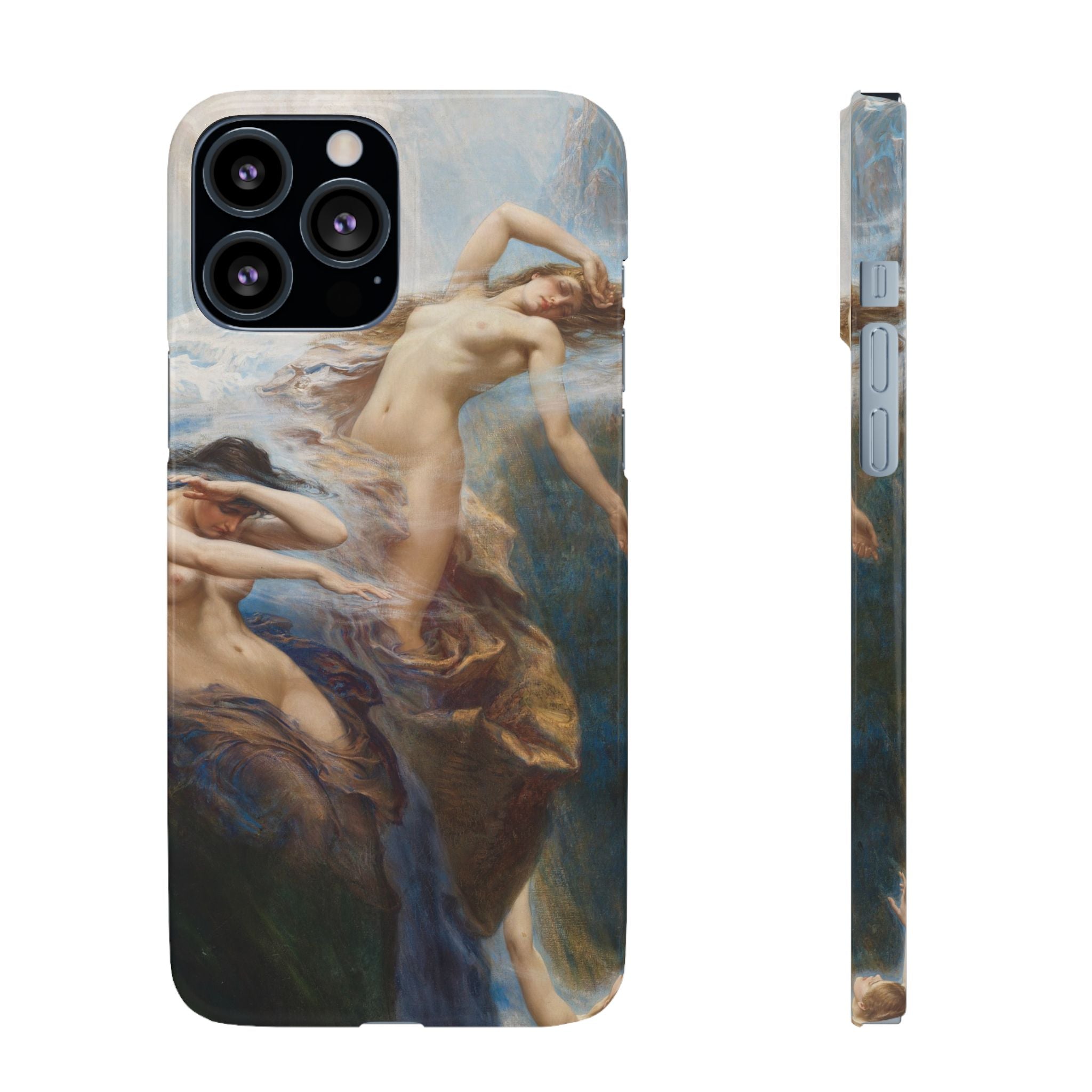 The Mountain Mists by Herbert James Draper - iPhone Slim Case