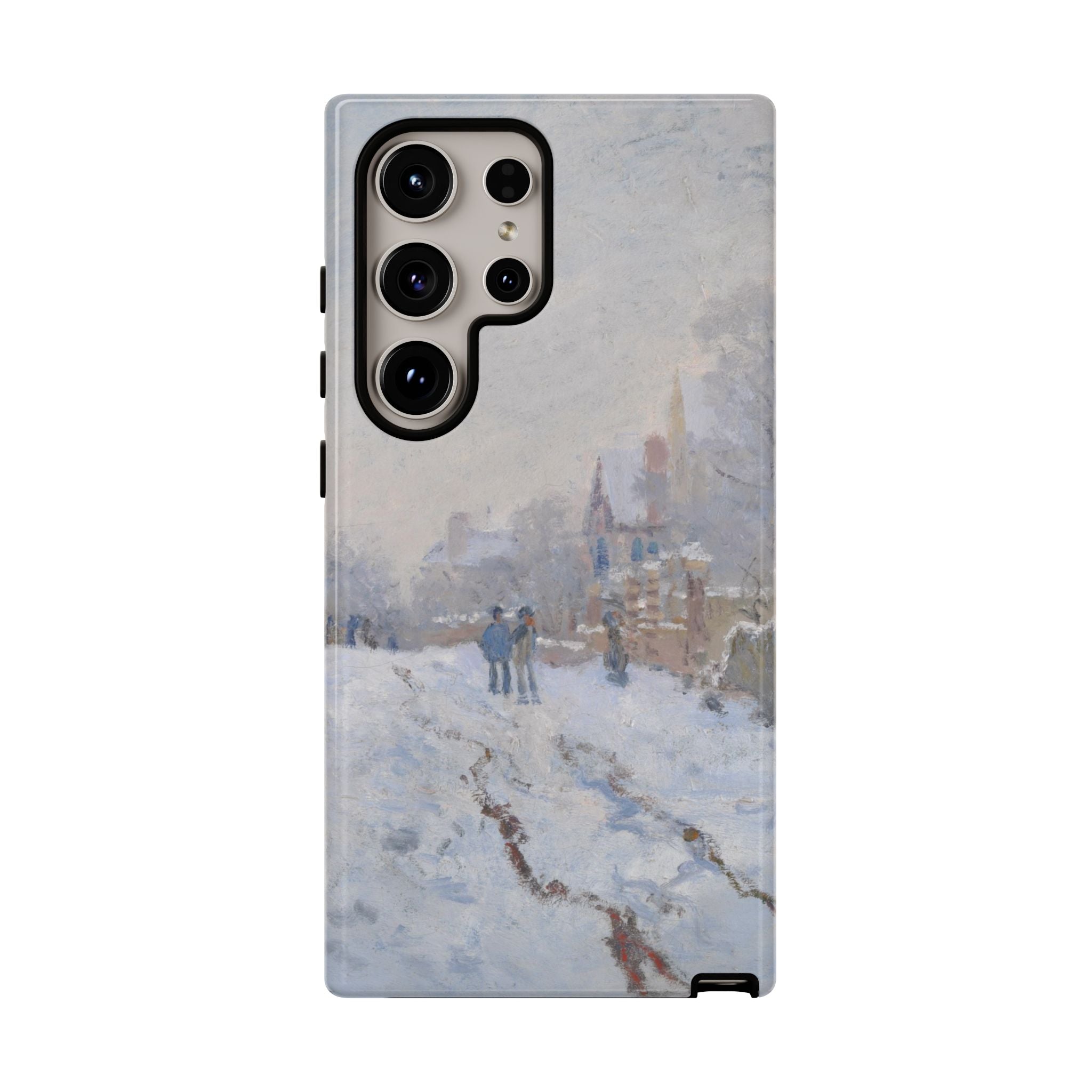 Snow Scene at Argenteuil by Claude Monet - Samsung Tough Case