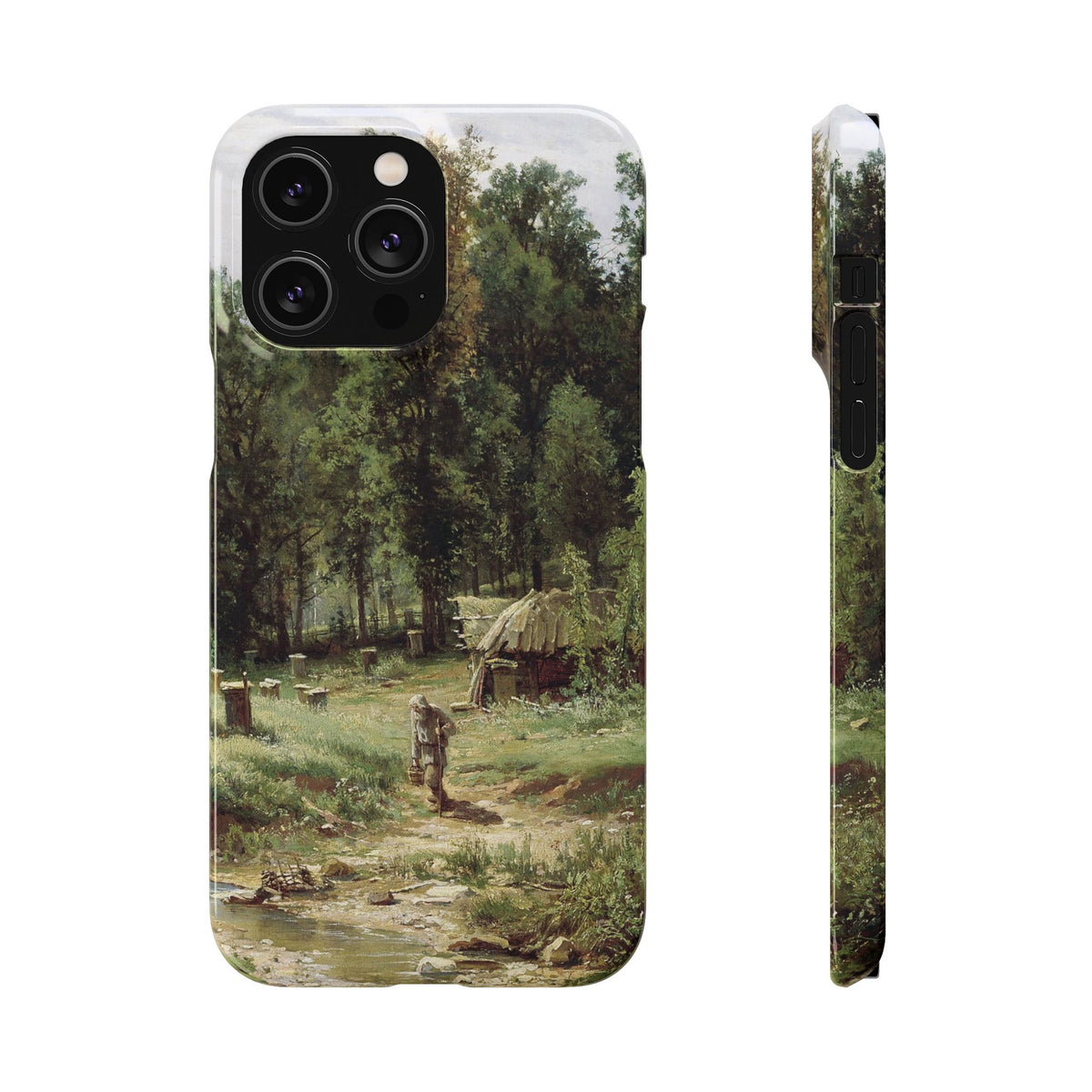 An Apiary in the Forest by Ivan Ivanovich Shishkin - iPhone Slim Case