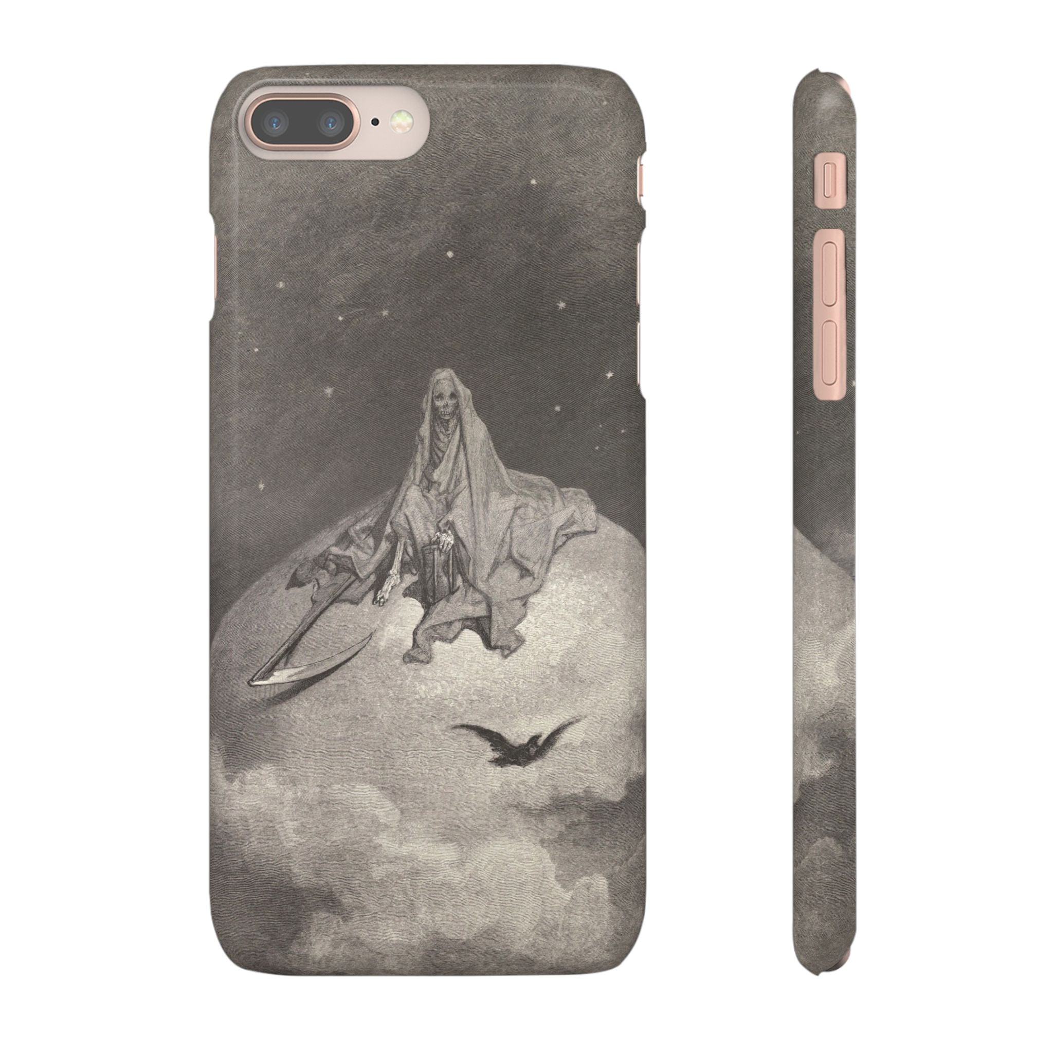 Doubting, dreaming dreams no mortal ever dared to dream before by Gustave Doré - iPhone Slim Case