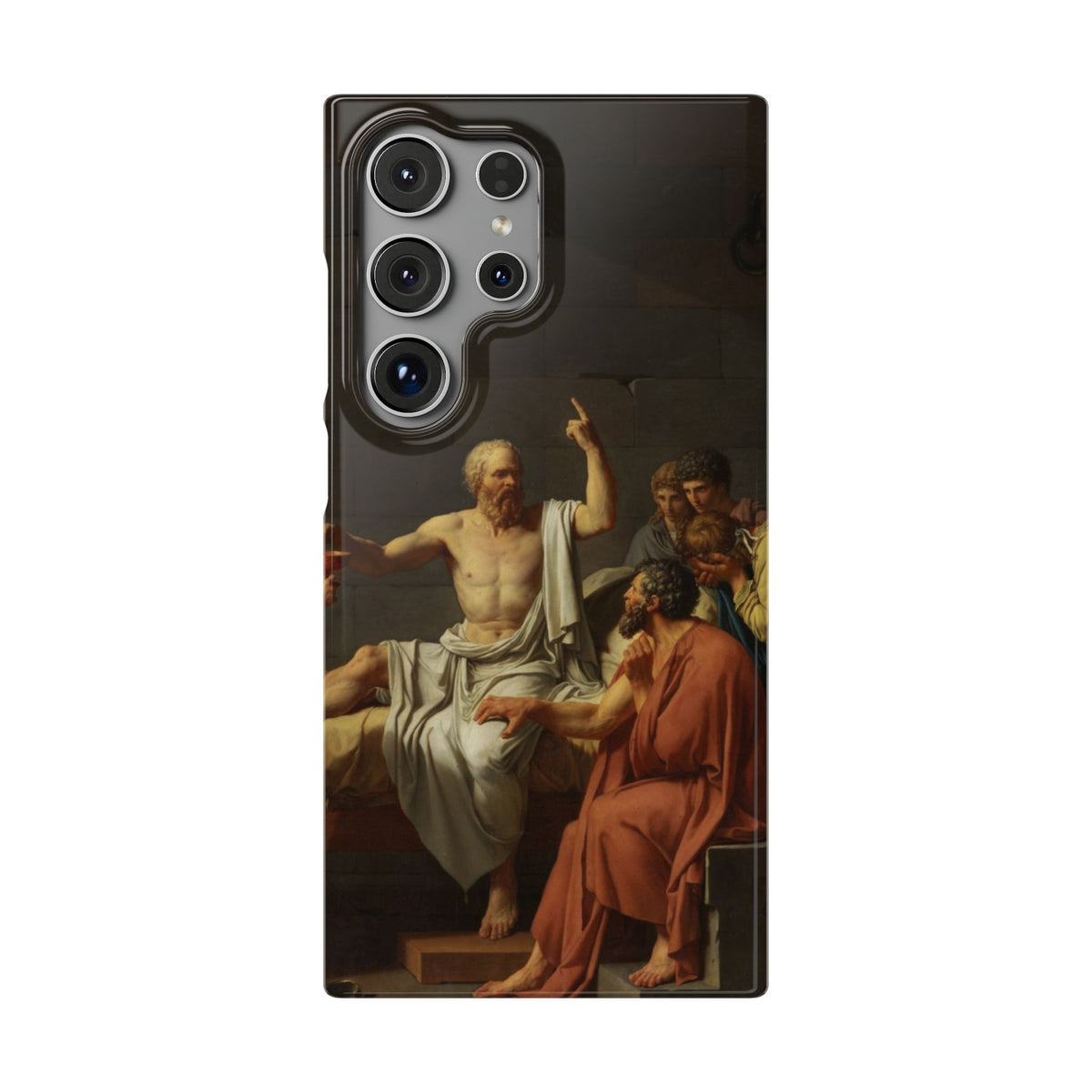 The Death of Socrates by Jacques-Louis David - Samsung Slim Case
