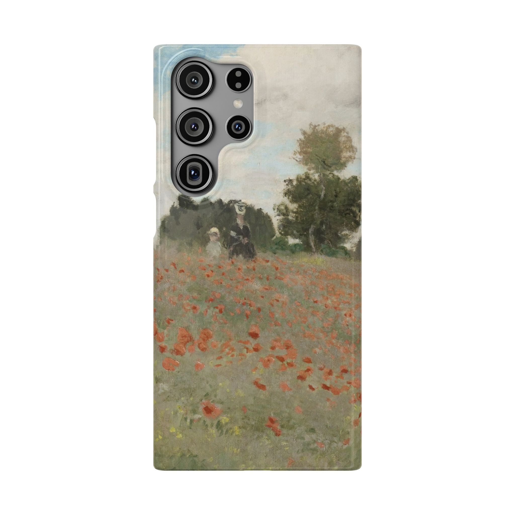The Poppy Field by Claude Monet - Samsung Slim Case