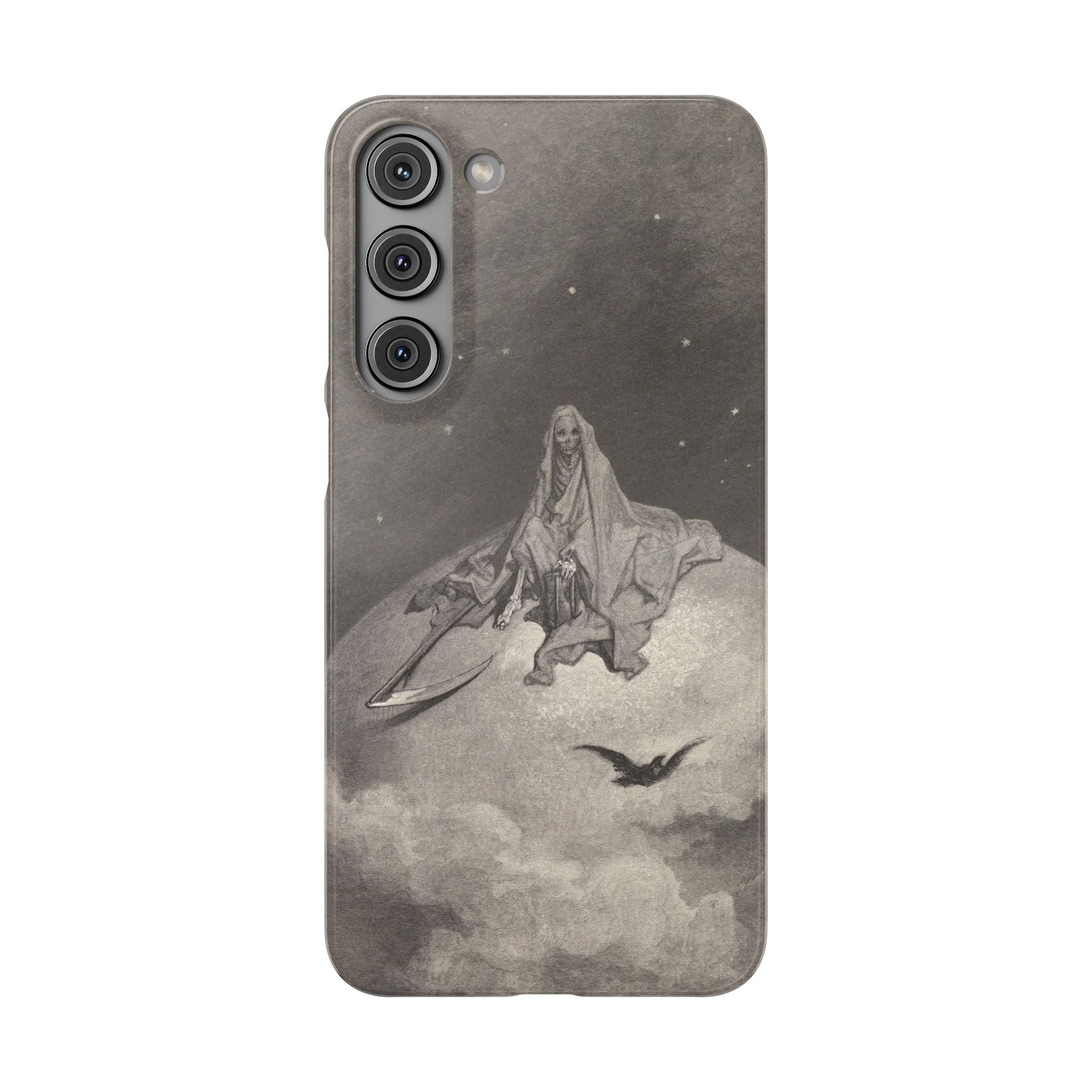 Doubting, dreaming dreams no mortal ever dared to dream before by Gustave Doré - Samsung Slim Case