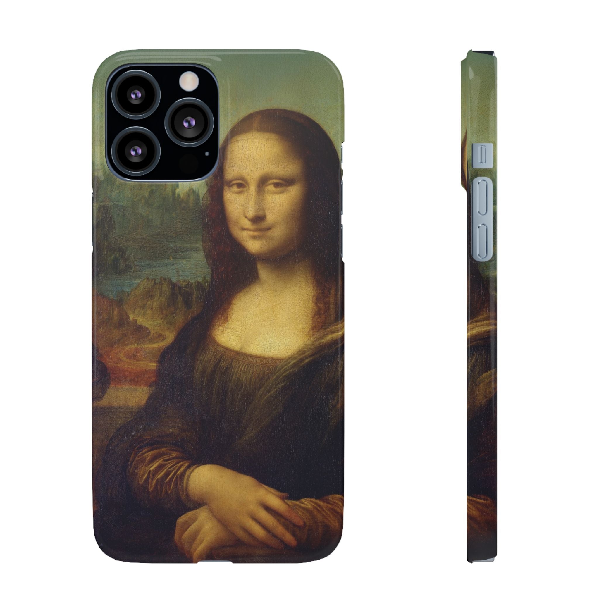 Mona Lisa by Leonardo da Vinci - iPhone Slim Case